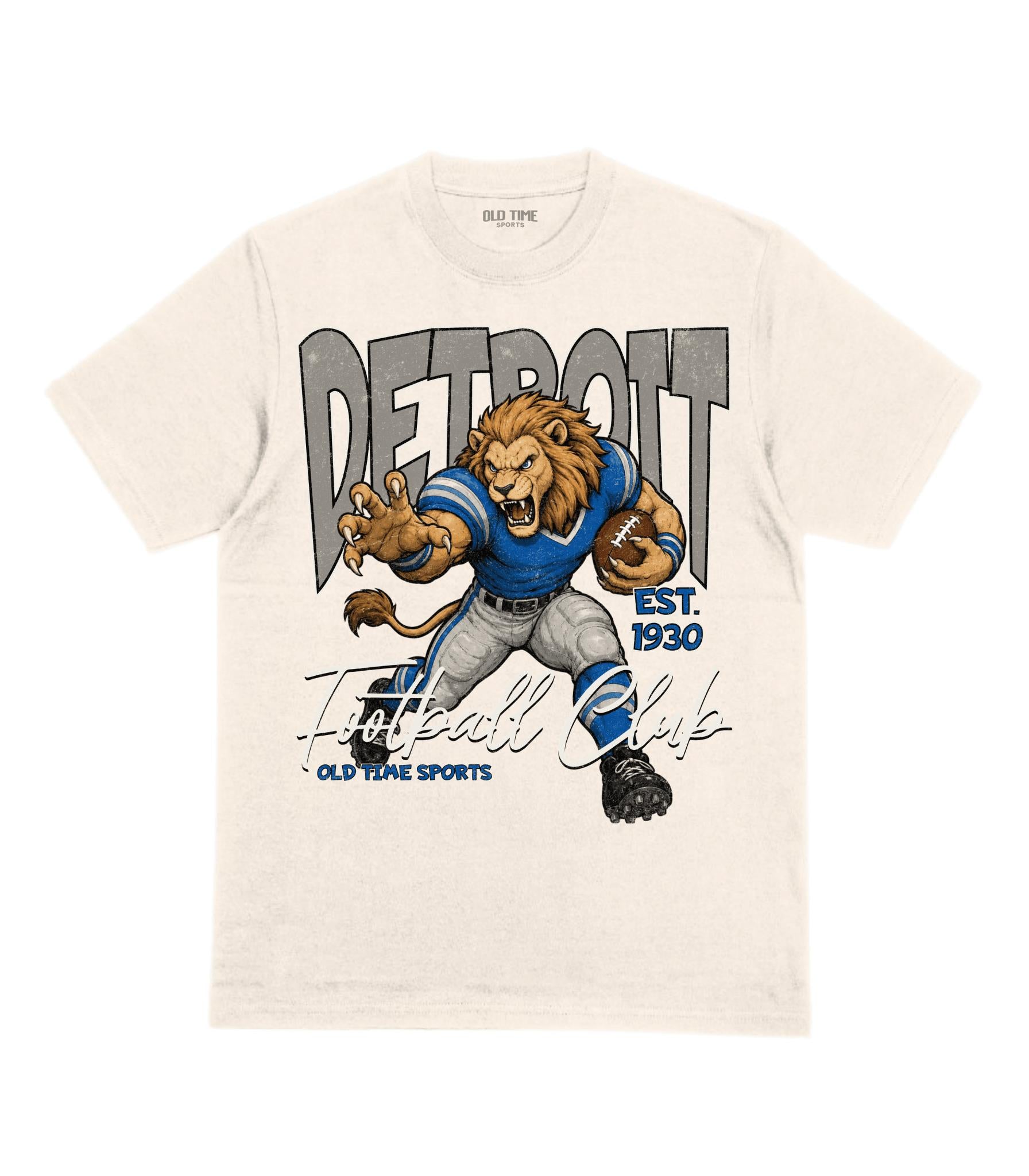 Detroit Football 1930 v2 T-Shirt - Old Time Sports