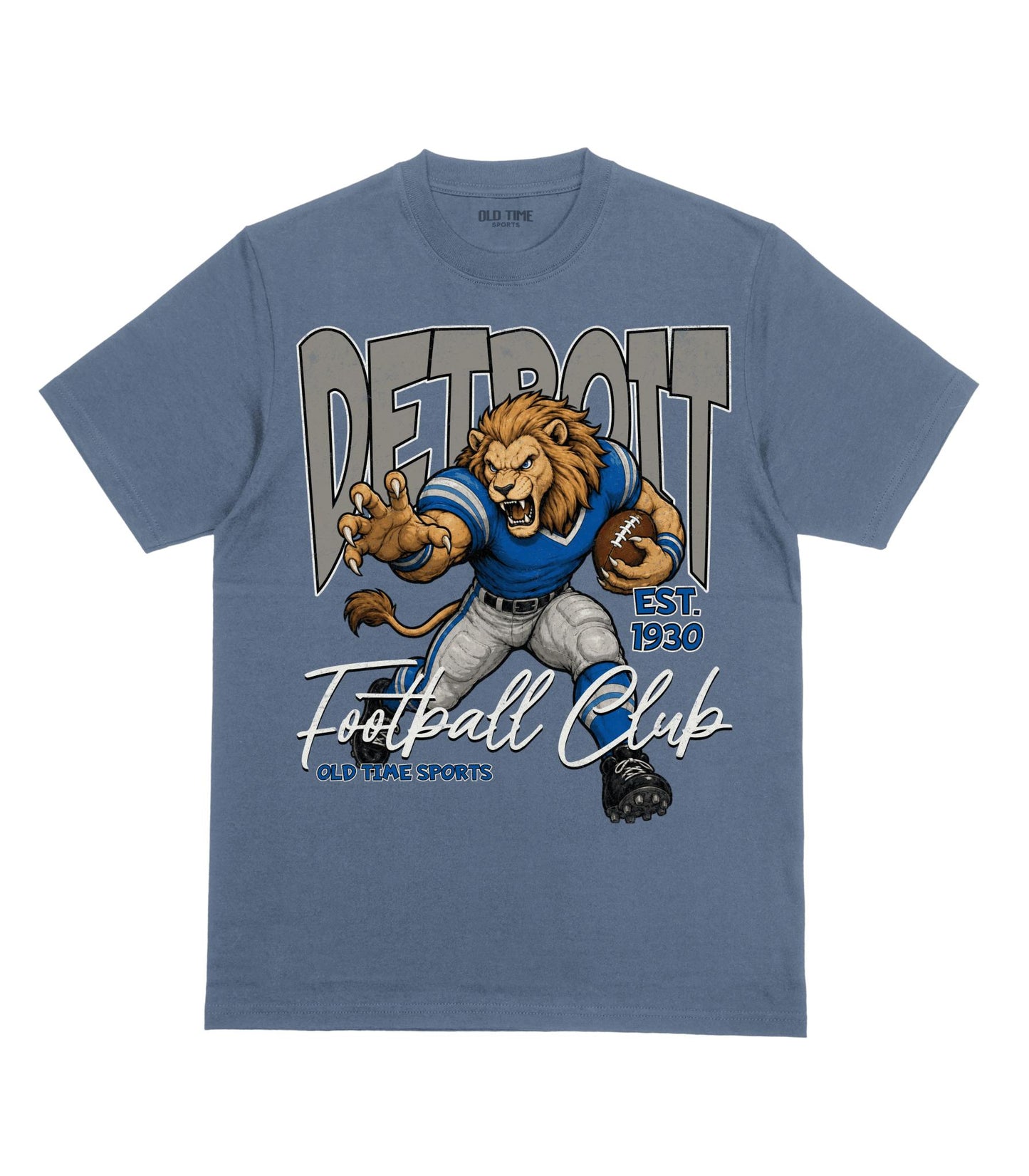Detroit Football 1930 v2 T-Shirt - Old Time Sports