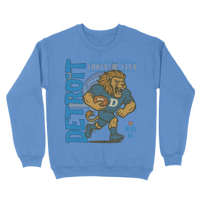 Detroit Football Basic Crewneck - Old Time Sports