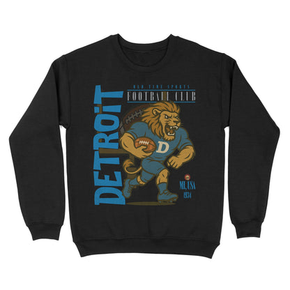 Detroit Football Basic Crewneck - Old Time Sports