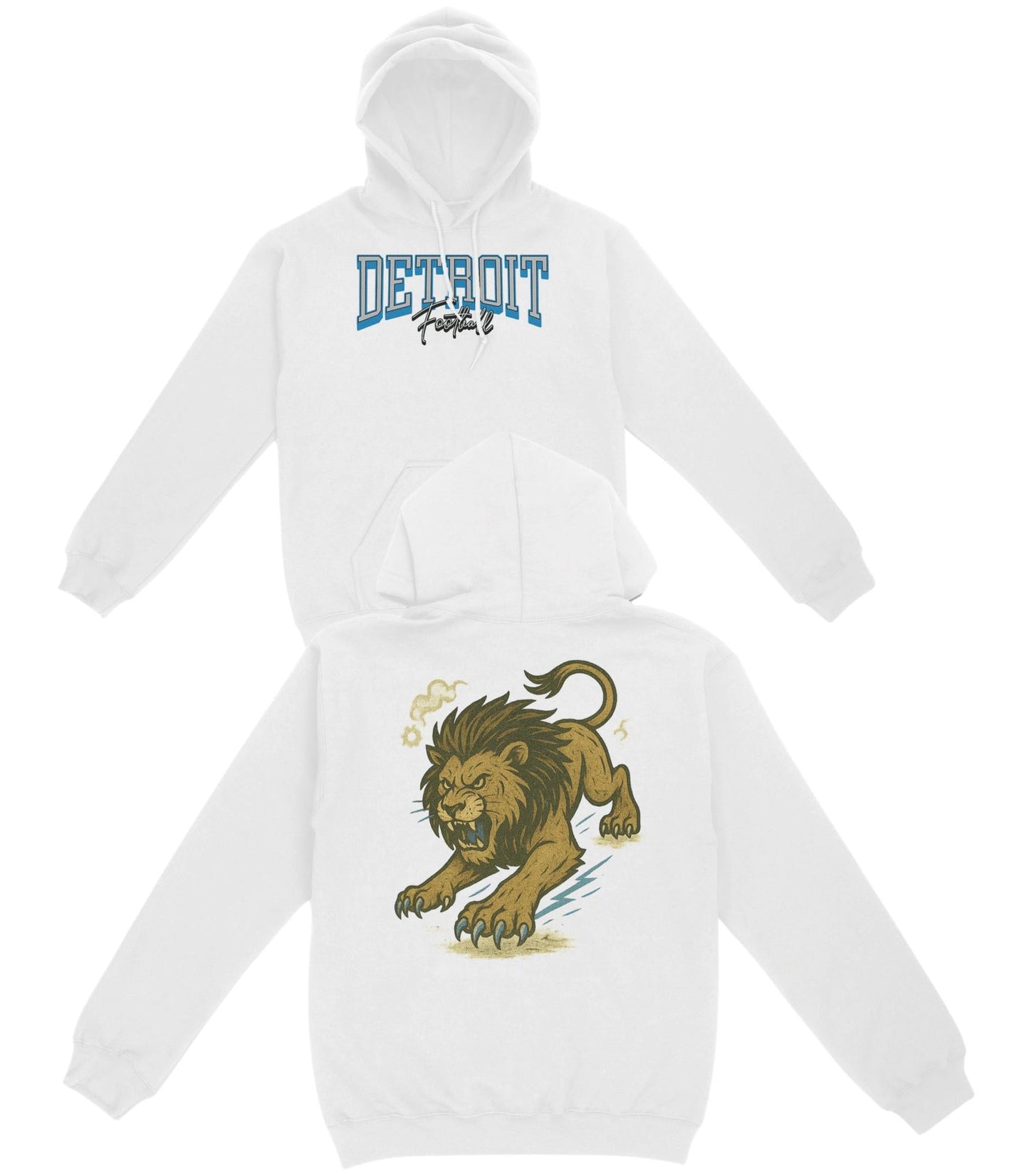 Detroit Football Basic Hoodie