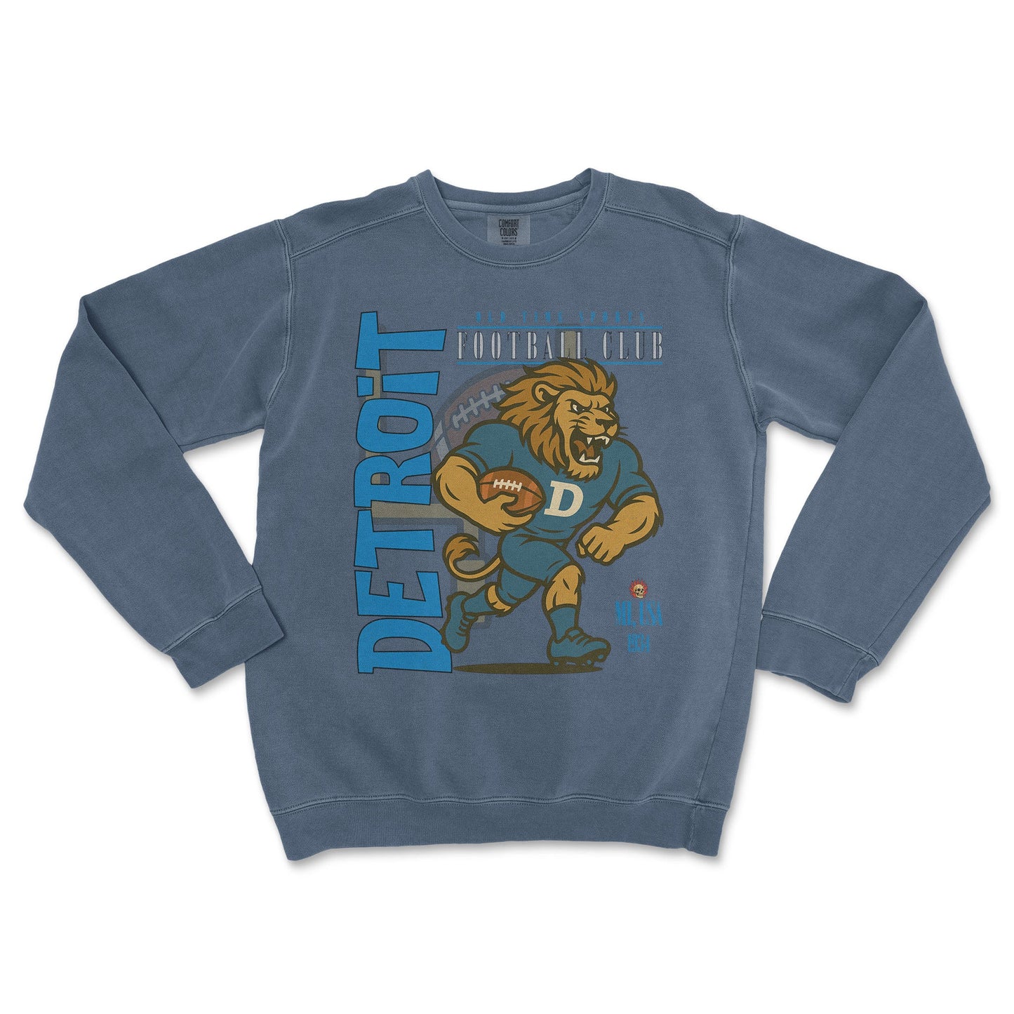 Detroit Football Crewneck - Old Time Sports