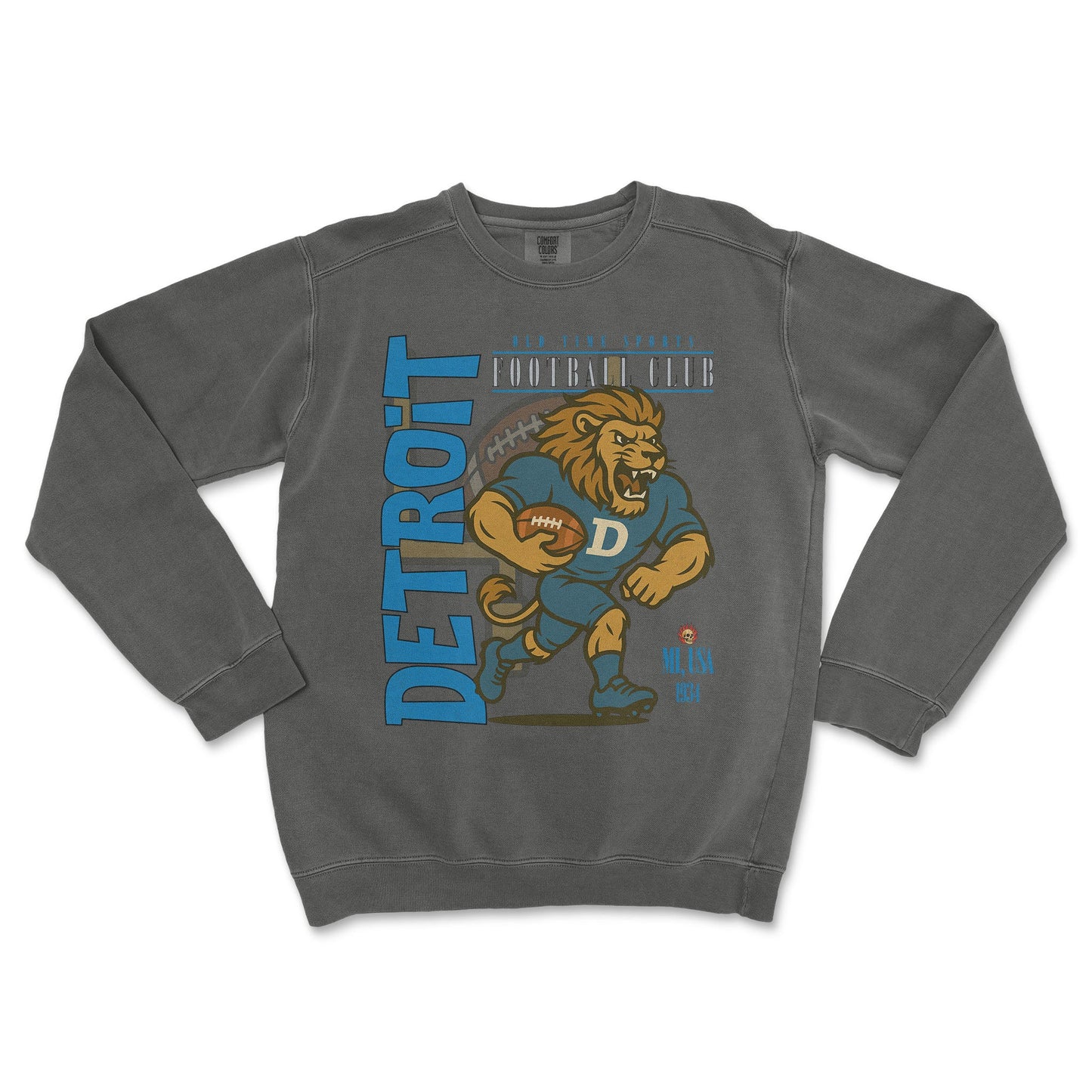 Detroit Football Crewneck - Old Time Sports