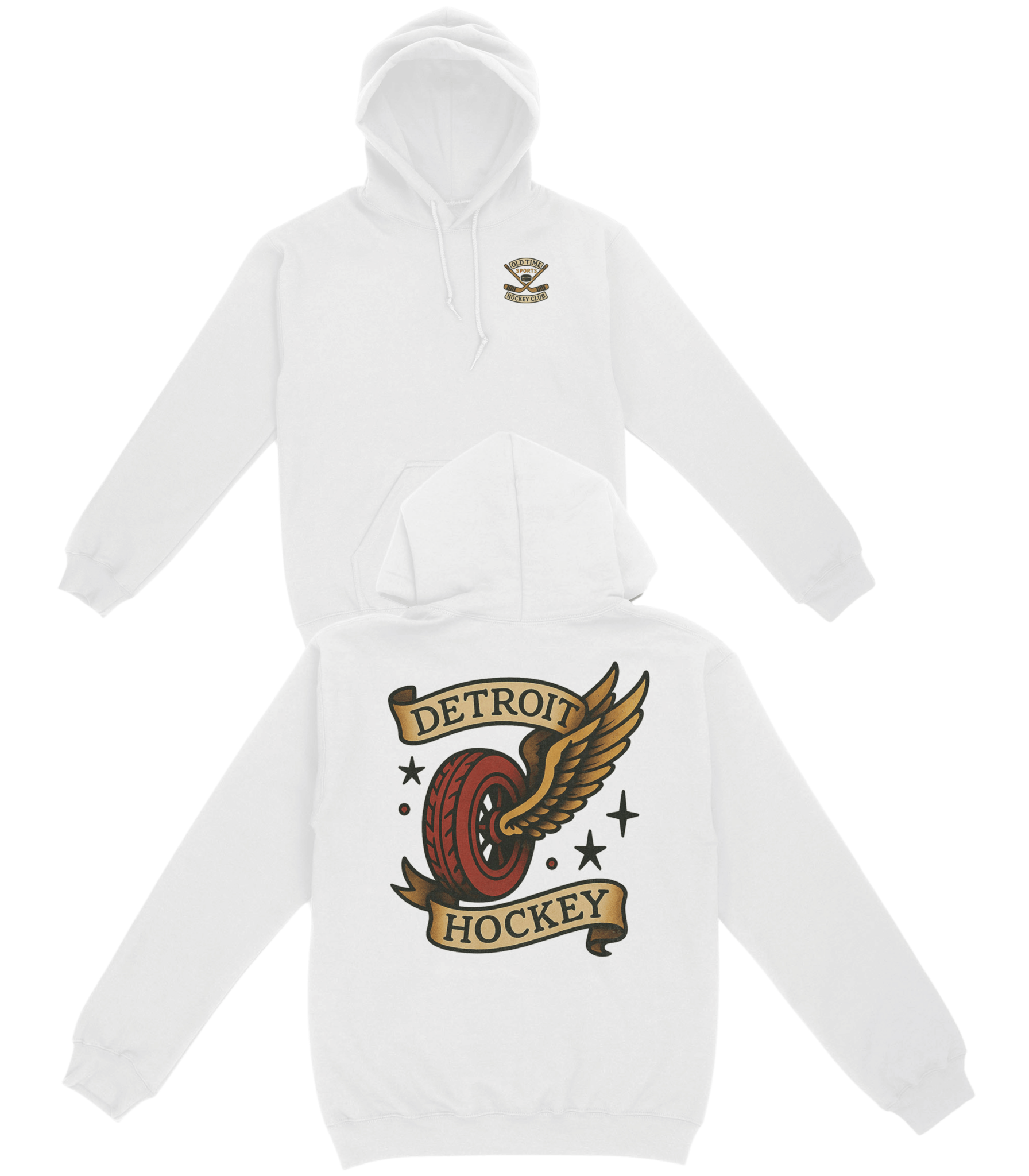 Detroit HC Basic Hoodie - Old Time Sports