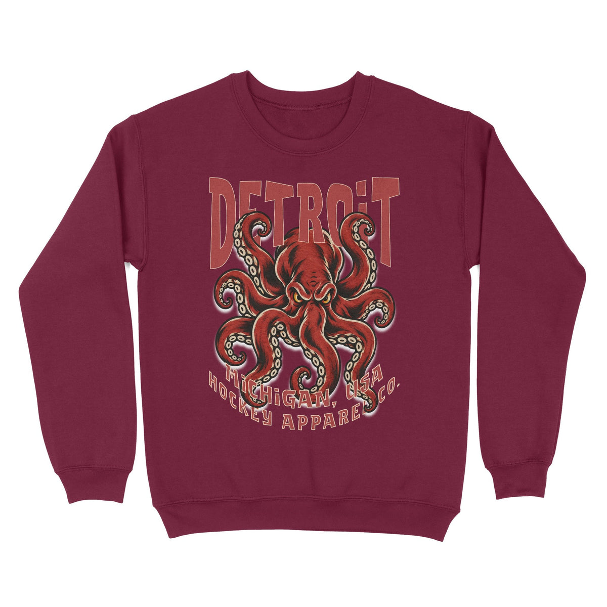 Detroit Hockey Appl. Crewneck - Old Time Sports