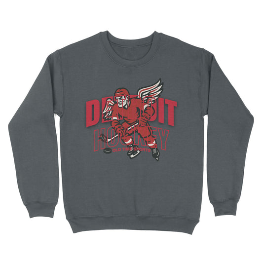 Detroit Hockey Basic Crewneck - Old Time Sports
