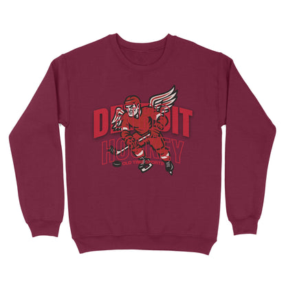 Detroit Hockey Basic Crewneck - Old Time Sports