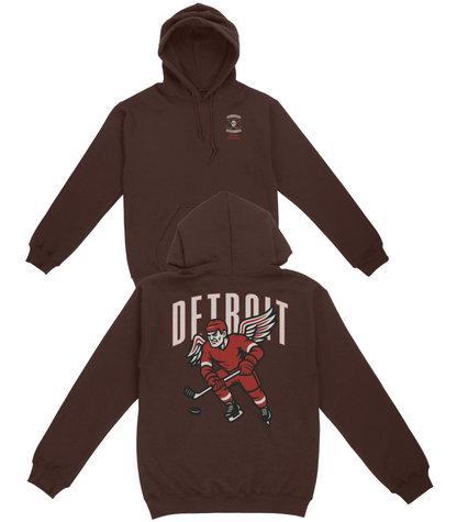 Detroit Hockey v1 Basic Hoodie - Old Time Sports