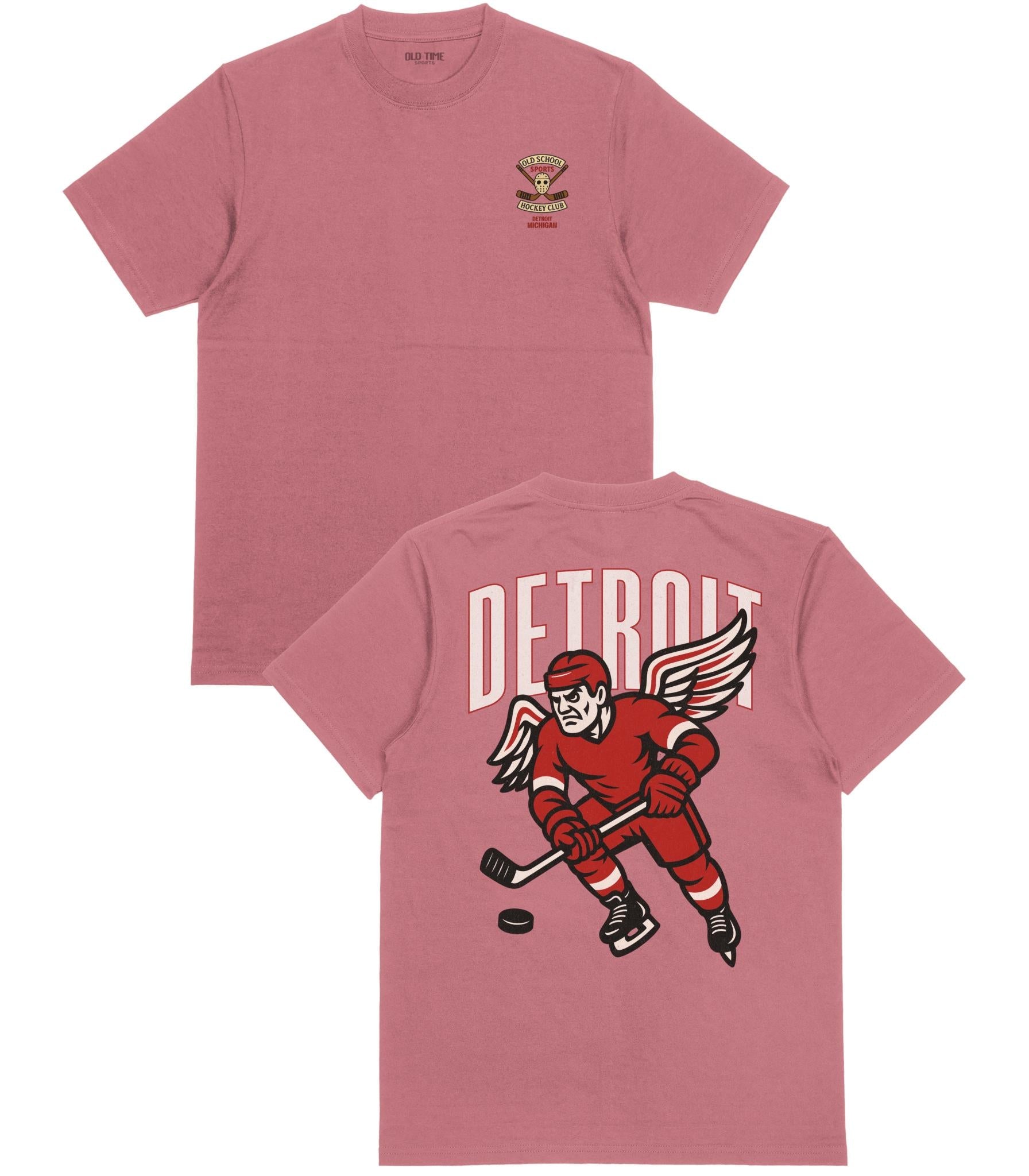 Detroit Hockey v1 T-Shirt - Old Time Sports