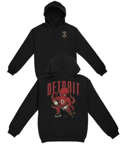 Detroit Hockey v2 Basic Hoodie - Old Time Sports