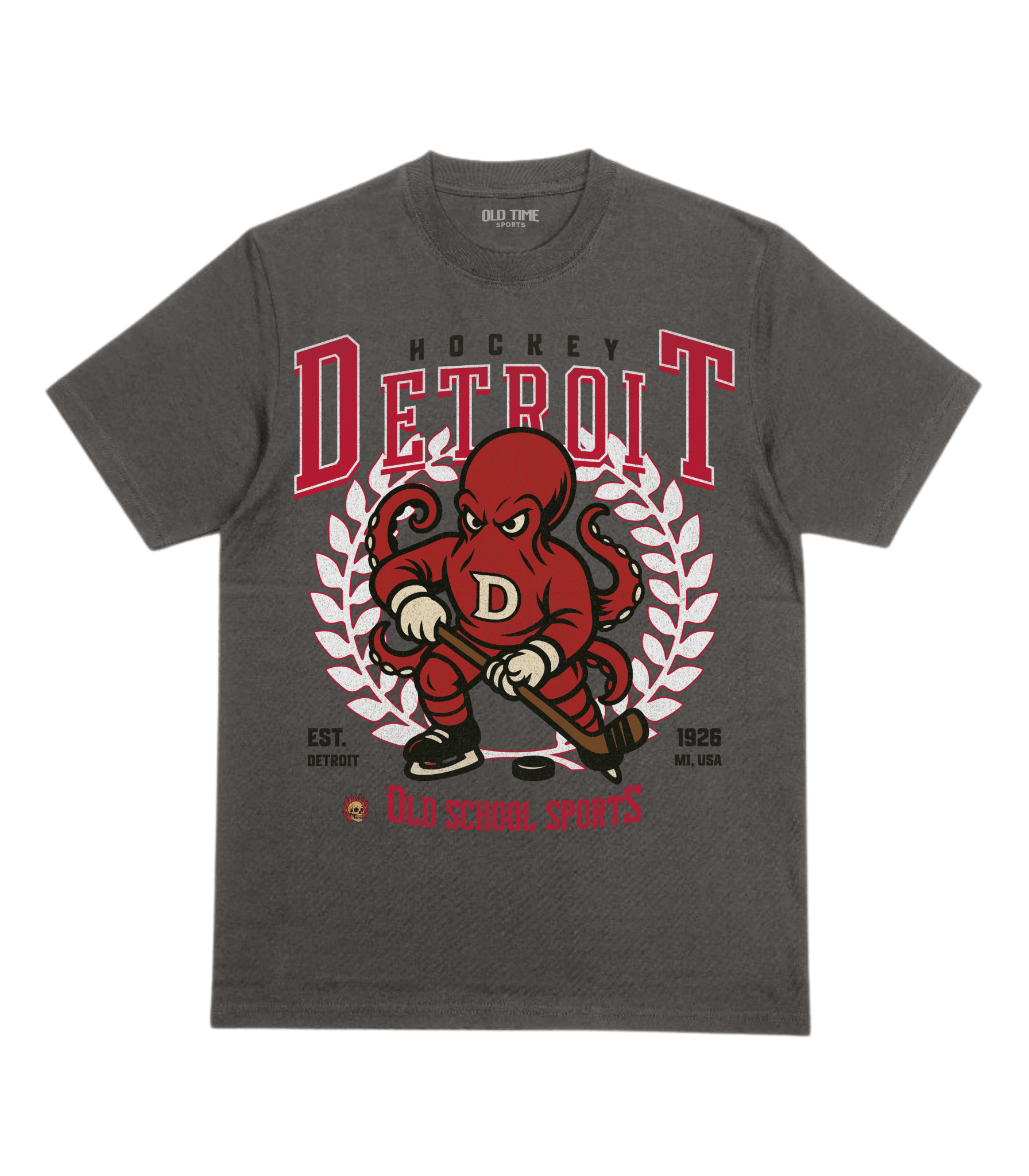 Detroit Hockey v2 T-Shirt - Old Time Sports