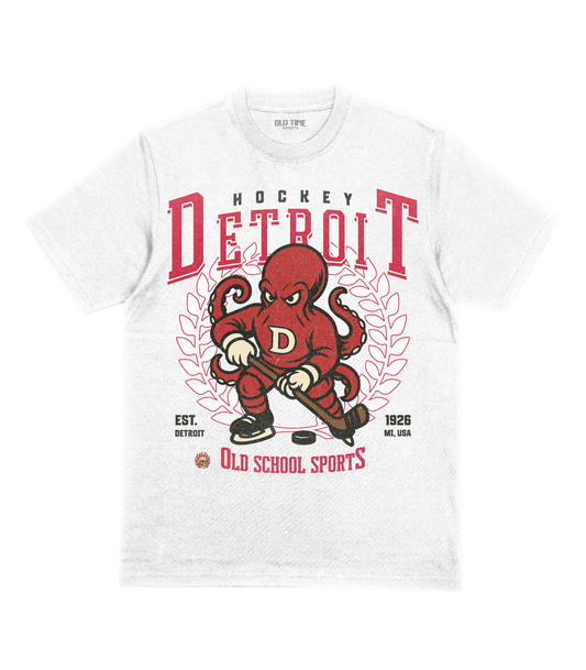 Detroit Hockey v2 T-Shirt - Old Time Sports