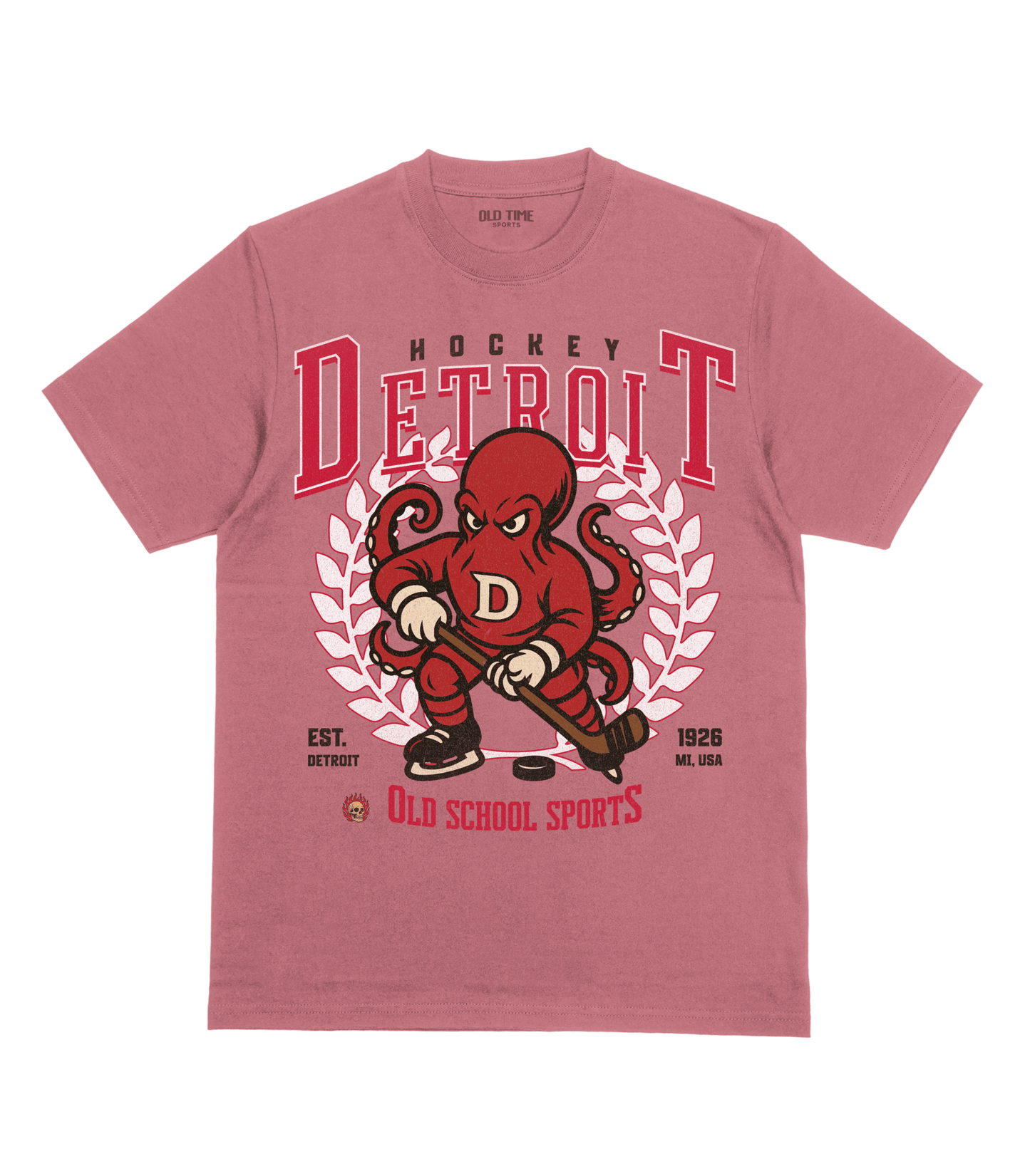Detroit Hockey v2 T-Shirt - Old Time Sports