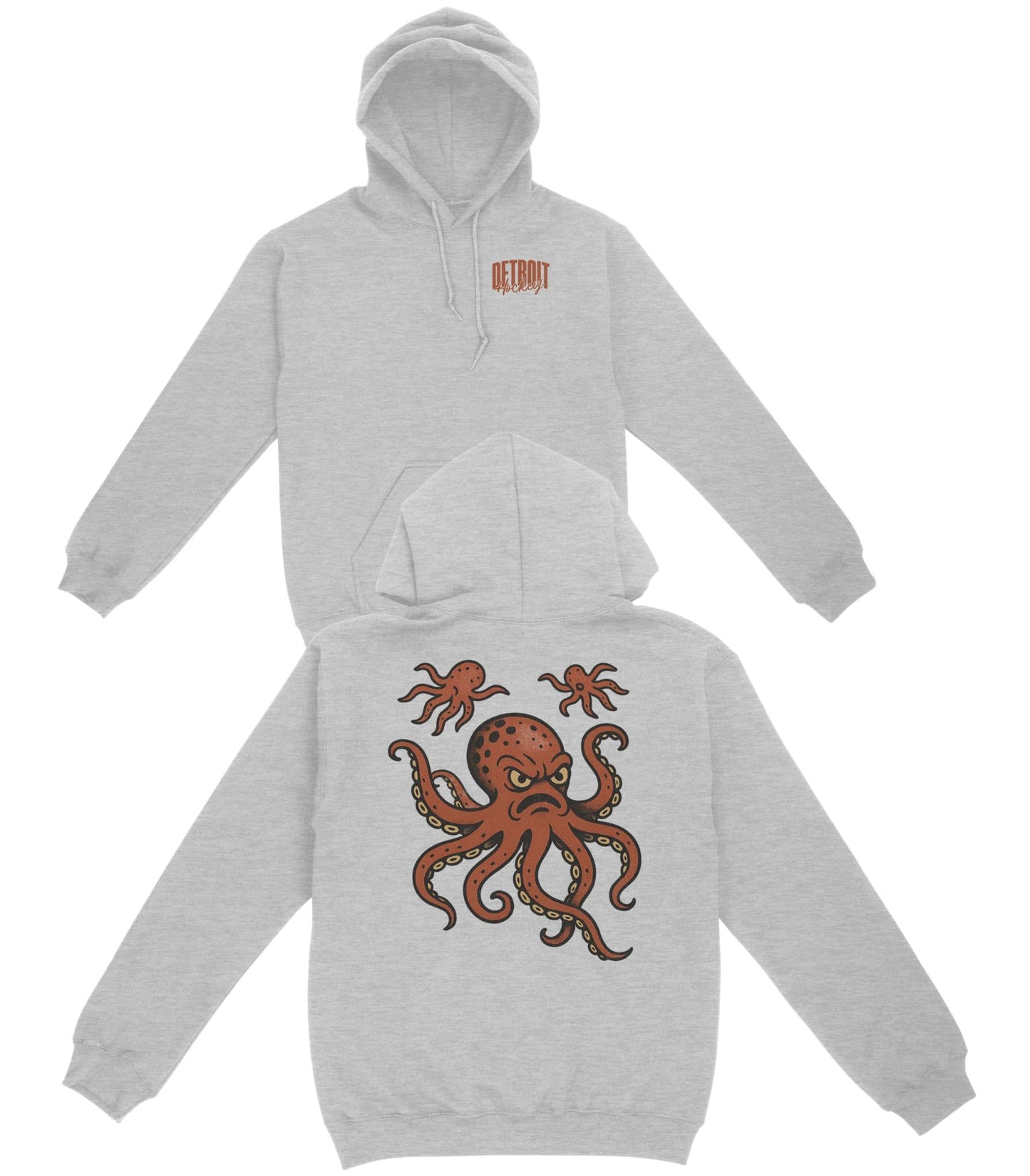 Detroit Octo Hockey Basic Hoodie