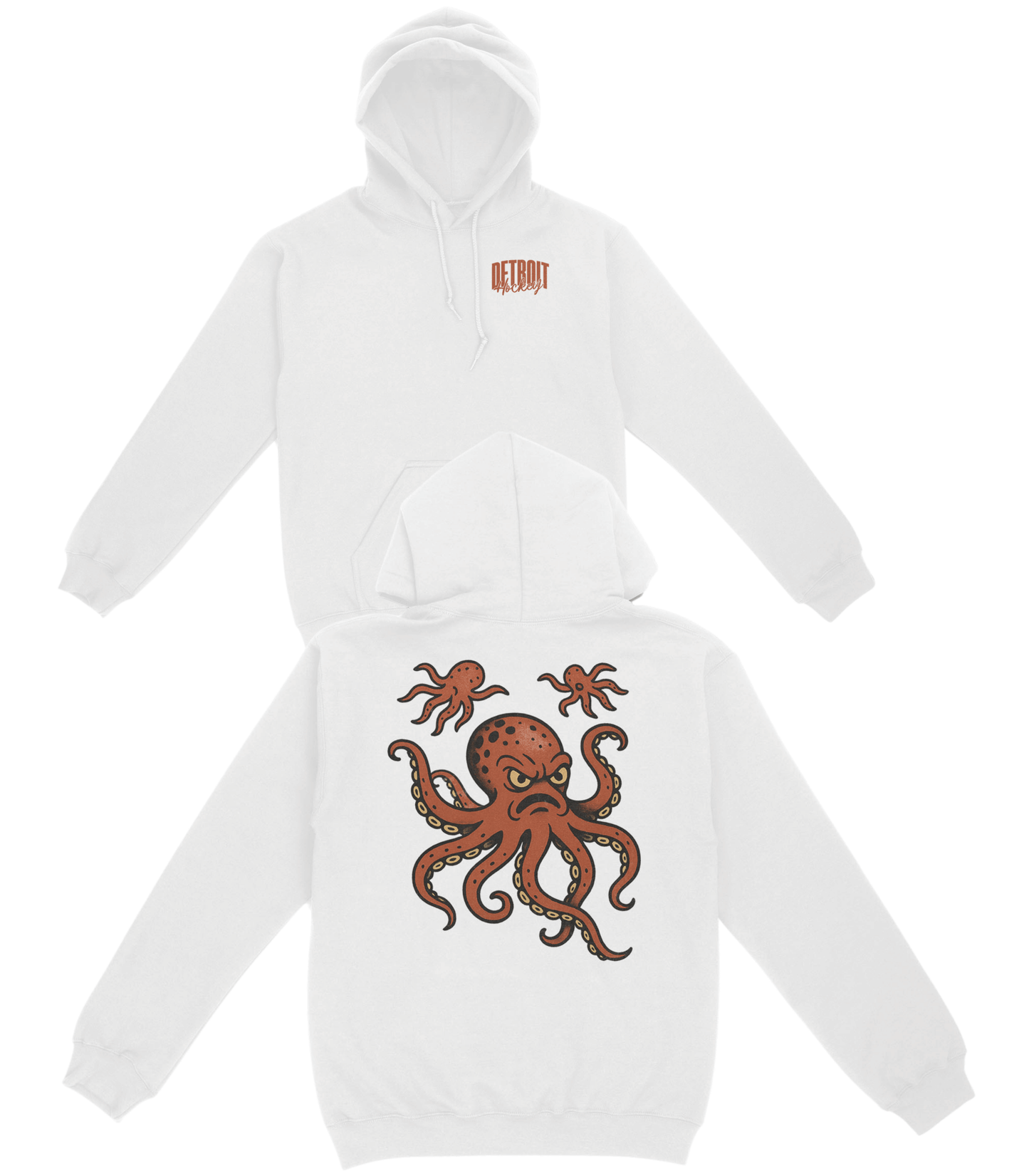 Detroit Octo Hockey Basic Hoodie - Old Time Sports