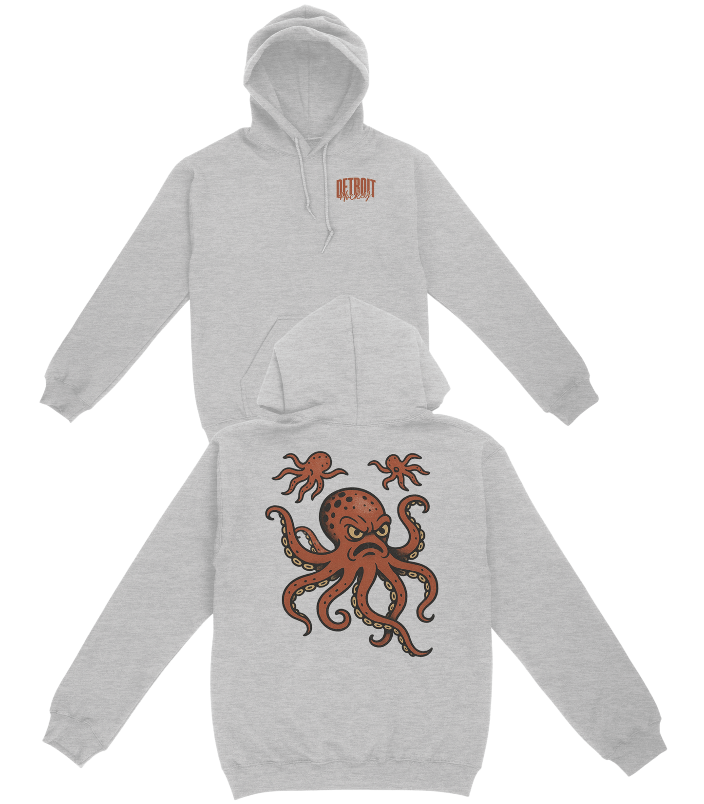 Detroit Octo Hockey Basic Hoodie - Old Time Sports