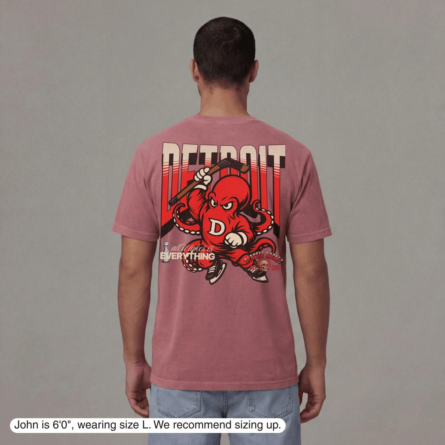 Detroit Playoff Hockey T-Shirt - Old Time Sports