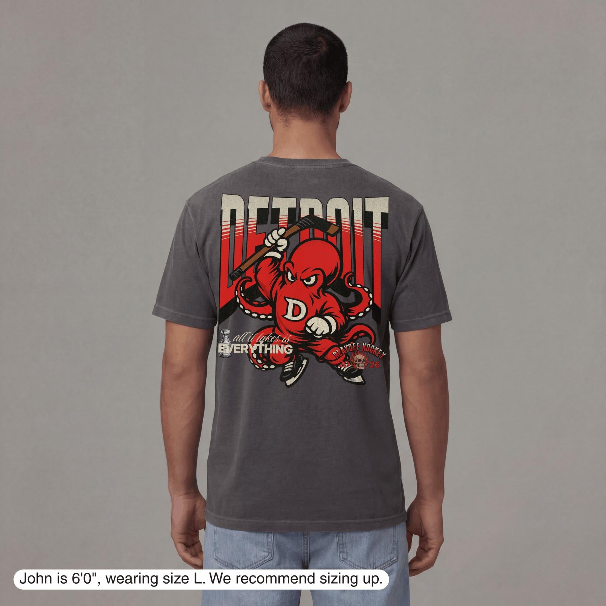 Detroit Playoff Hockey T-Shirt - Old Time Sports