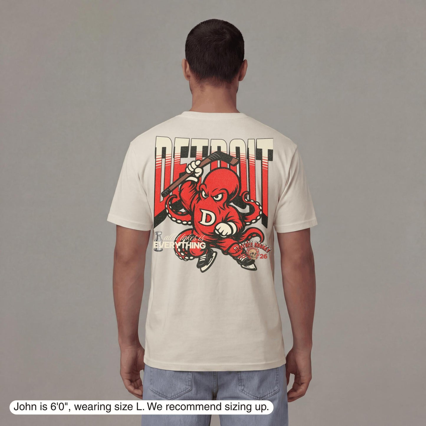 Detroit Playoff Hockey T-Shirt - Old Time Sports