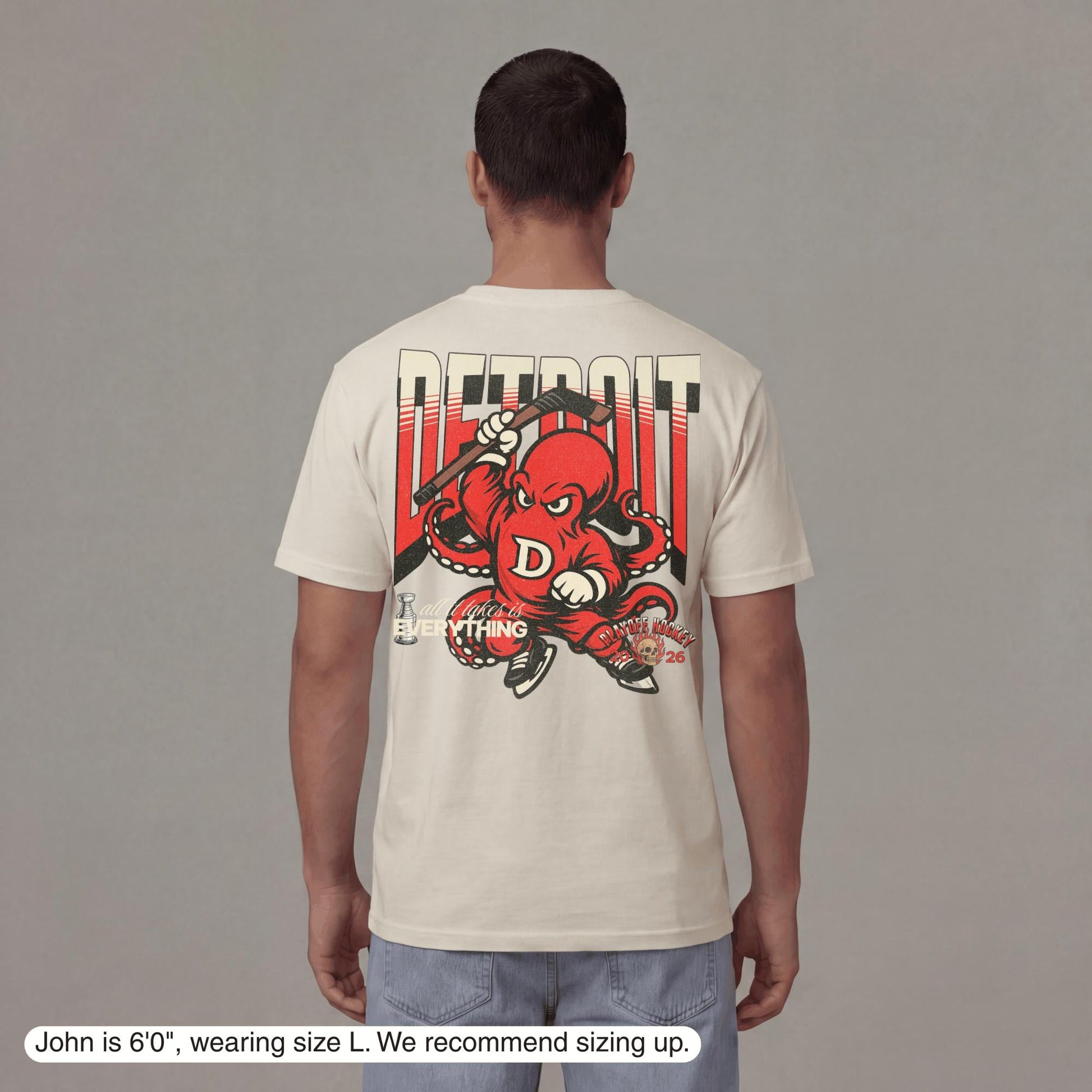 Detroit Playoff Hockey T-Shirt - Old Time Sports