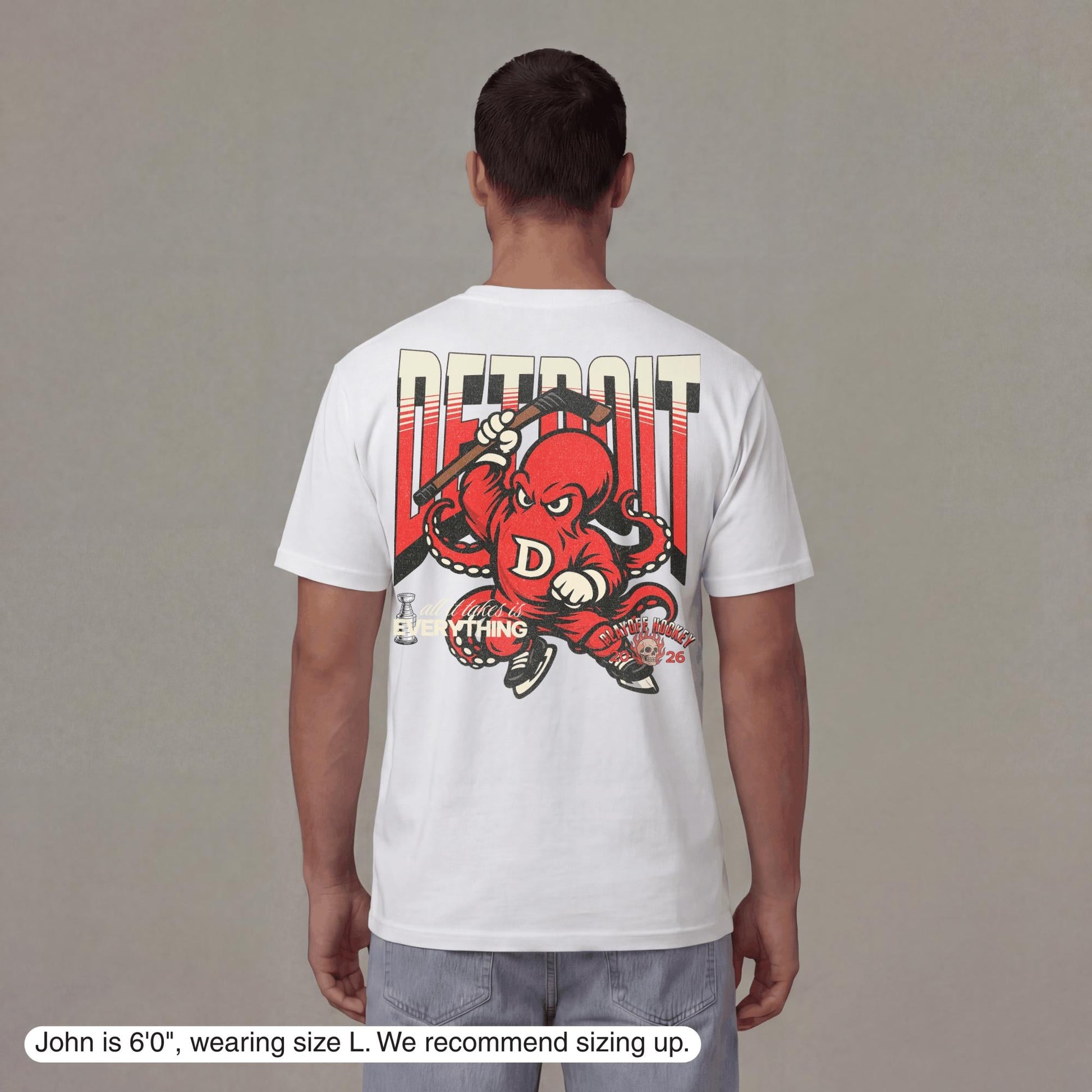 Detroit Playoff Hockey T-Shirt - Old Time Sports