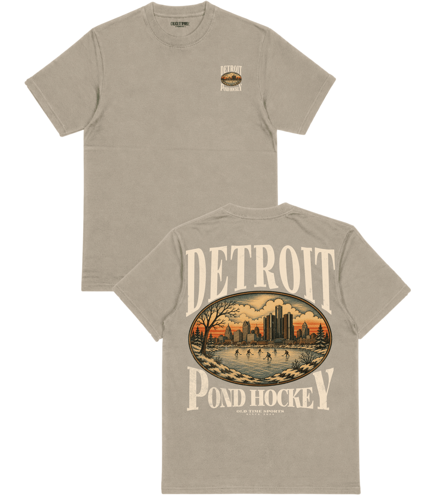 Detroit Pond Hockey T-Shirt - Old Time Sports
