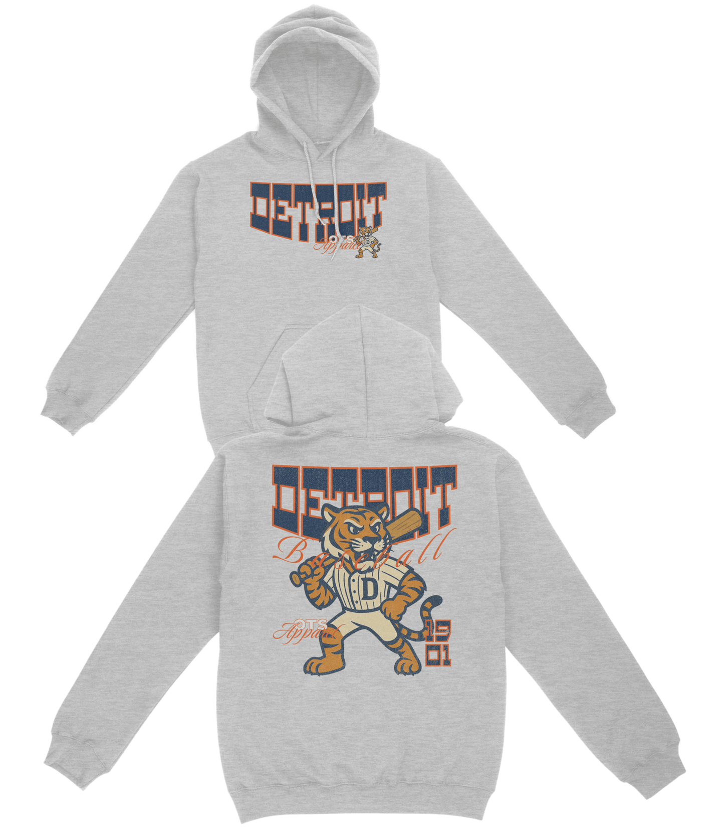 Detroit Since 1901 Basic Hoodie - Old Time Sports