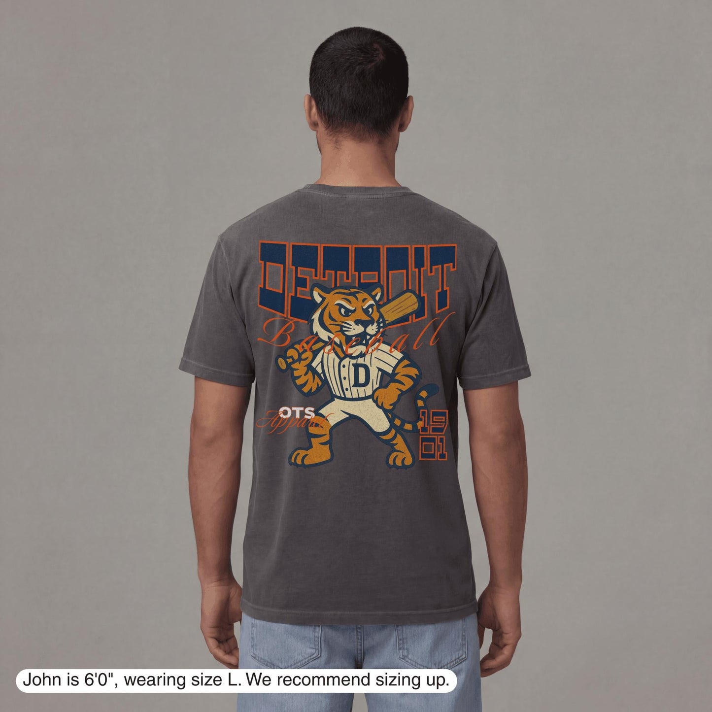 Detroit Since 1901 T-Shirt - Old Time Sports