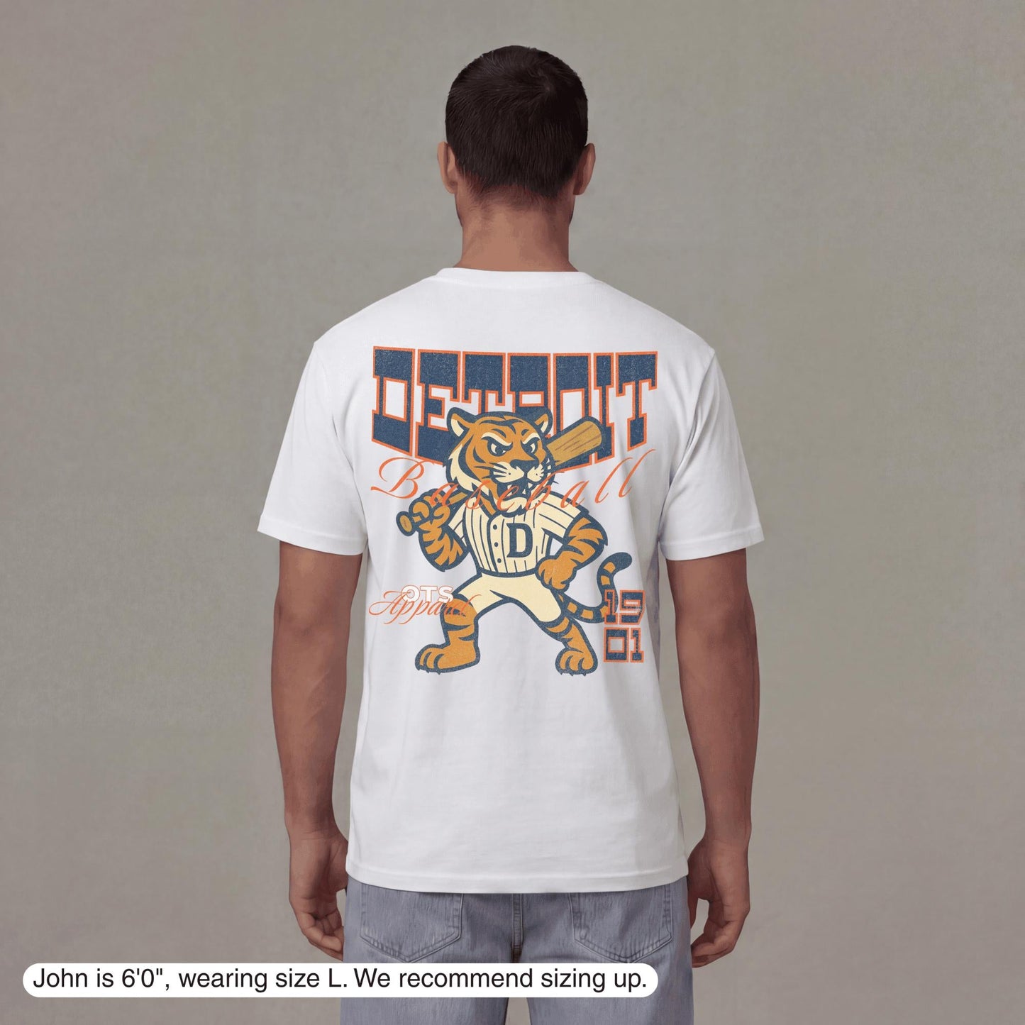 Detroit Since 1901 T-Shirt - Old Time Sports