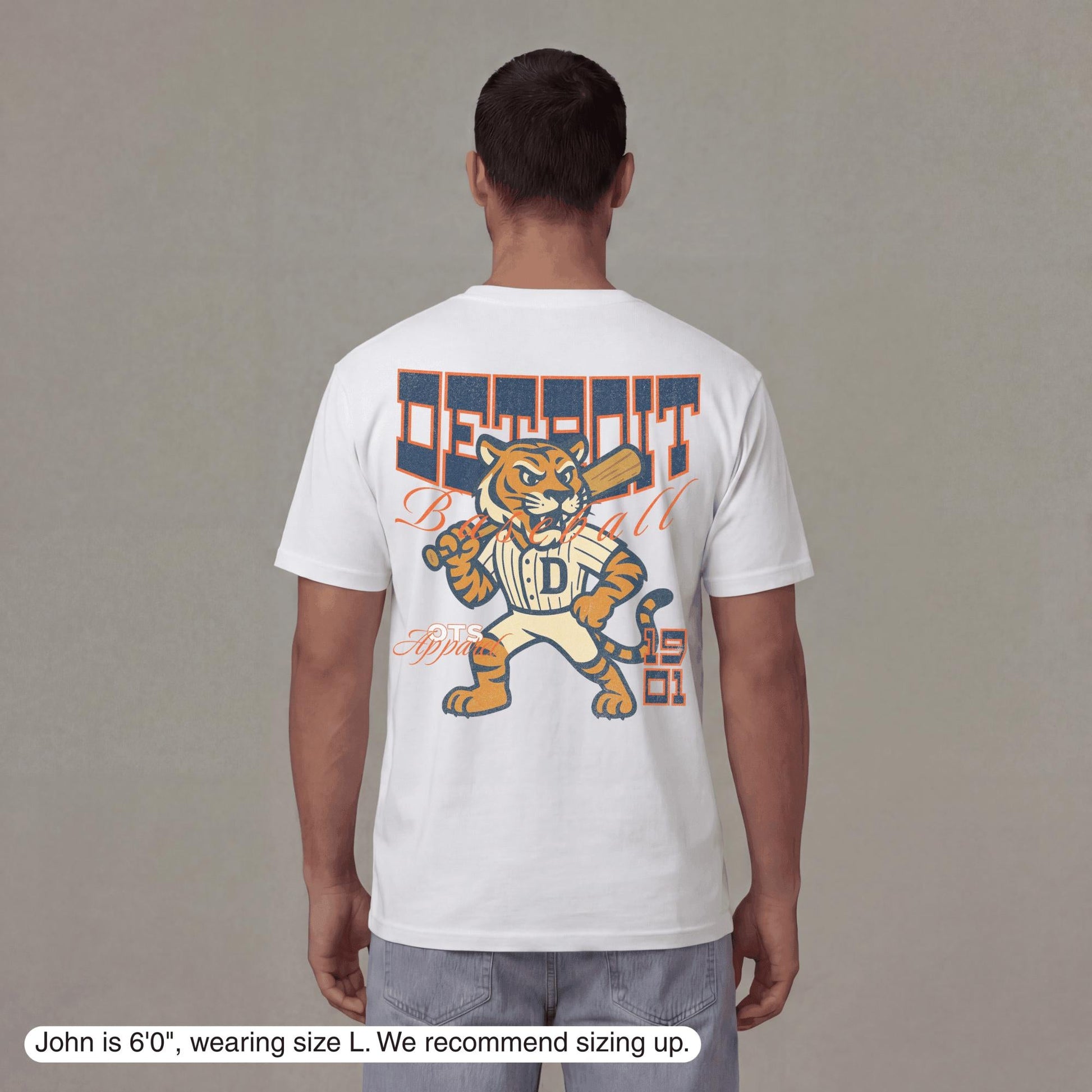 Detroit Since 1901 T-Shirt - Old Time Sports