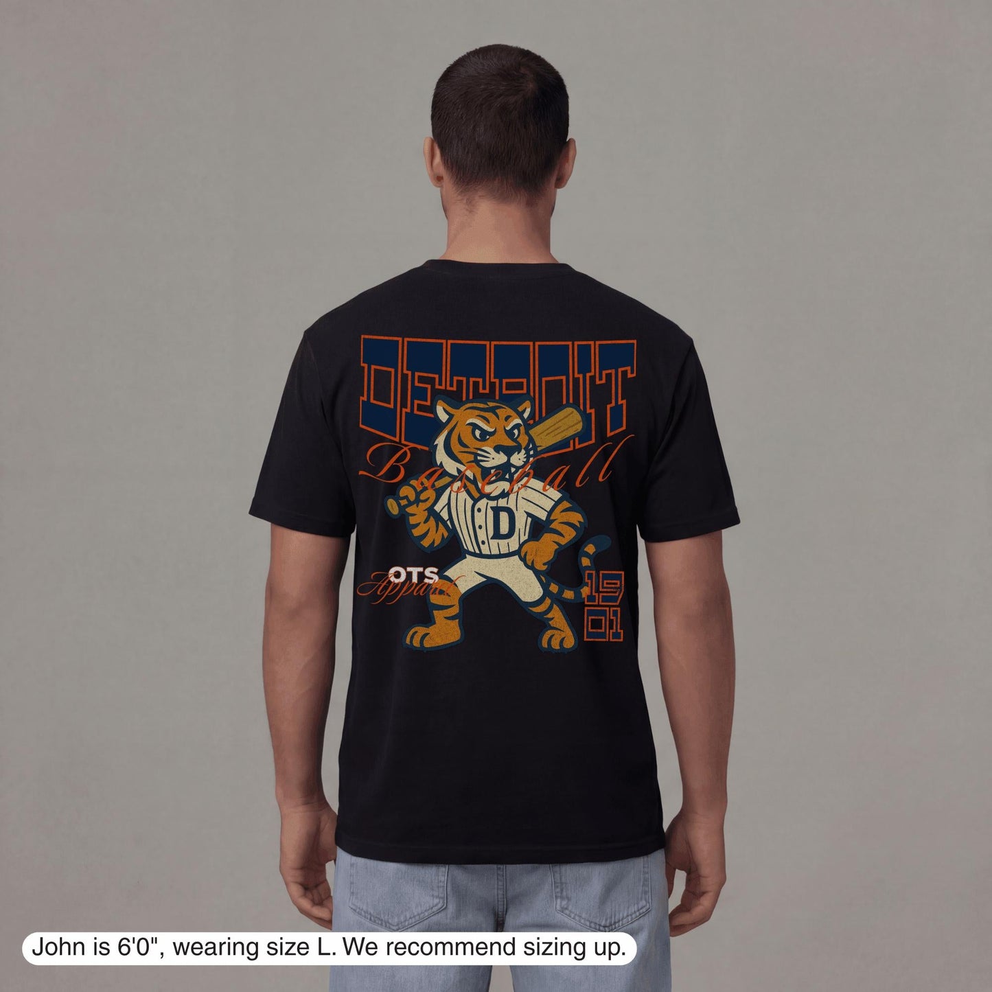 Detroit Since 1901 T-Shirt - Old Time Sports