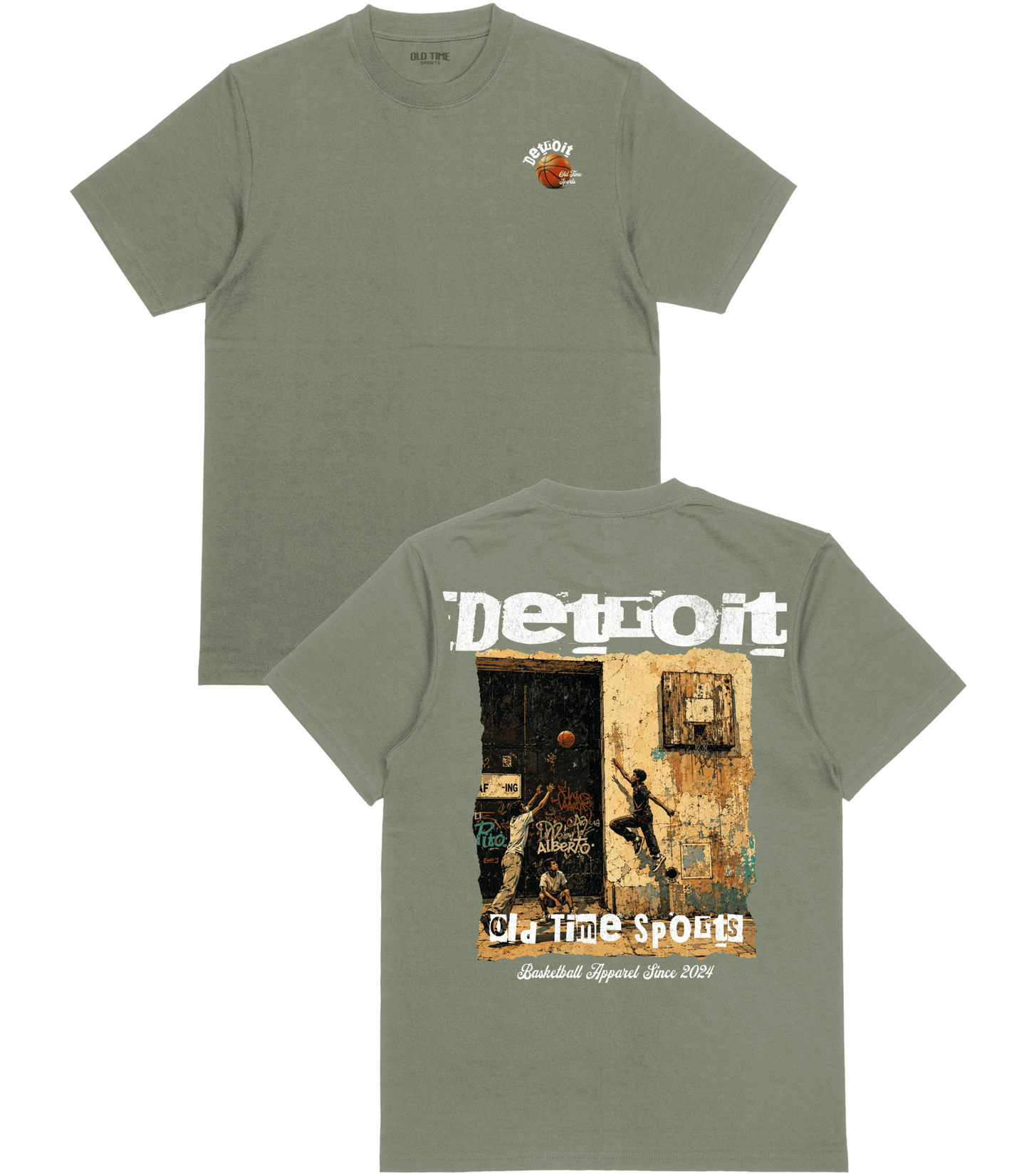 Detroit Street T-Shirt - Old Time Sports