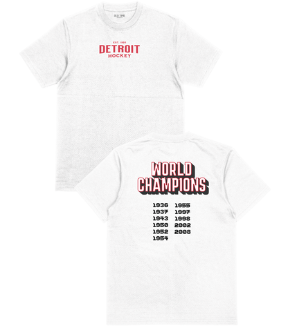 Detroit World Champions T-Shirt - Old Time Sports