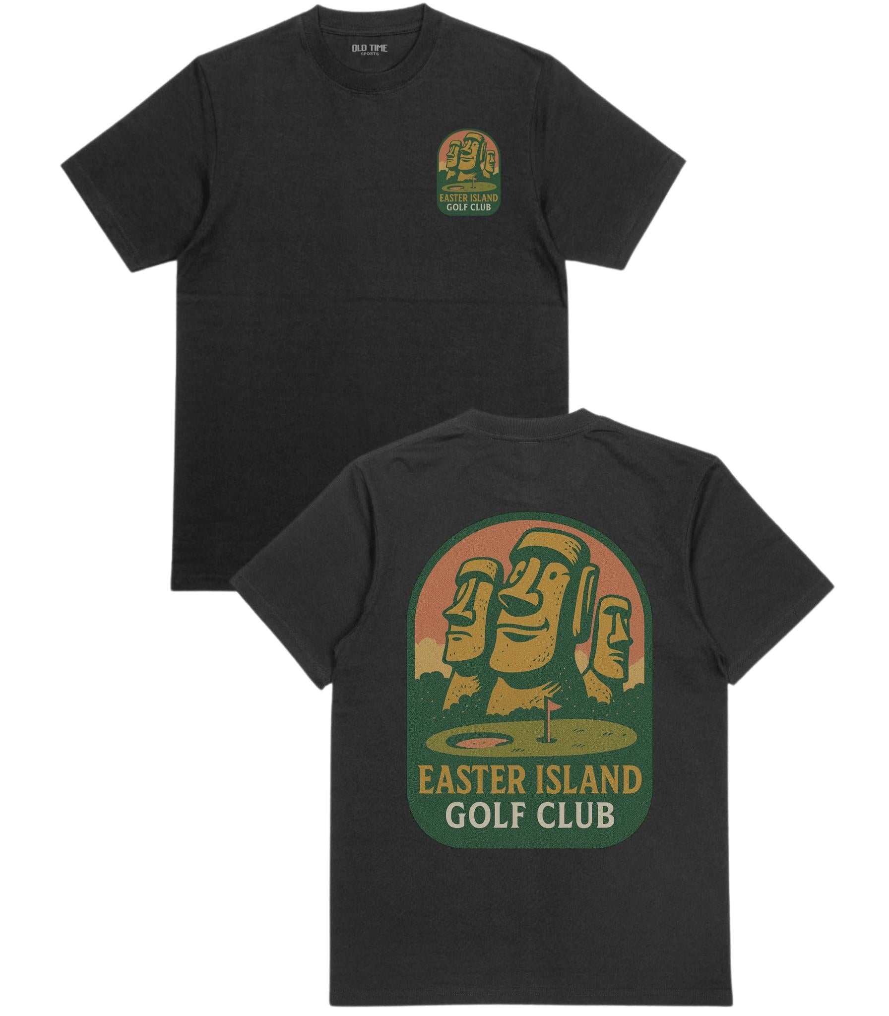 Easter Island Golf T-Shirt
