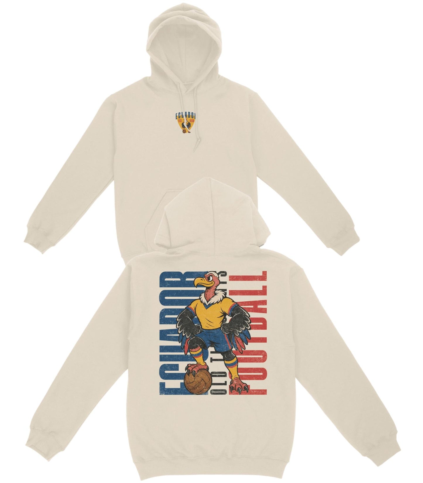 Ecuador Football Basic Hoodie - Old Time Sports