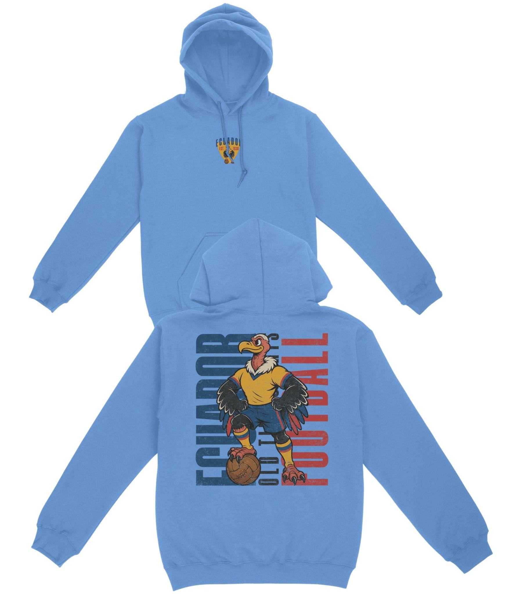 Ecuador Football Basic Hoodie - Old Time Sports