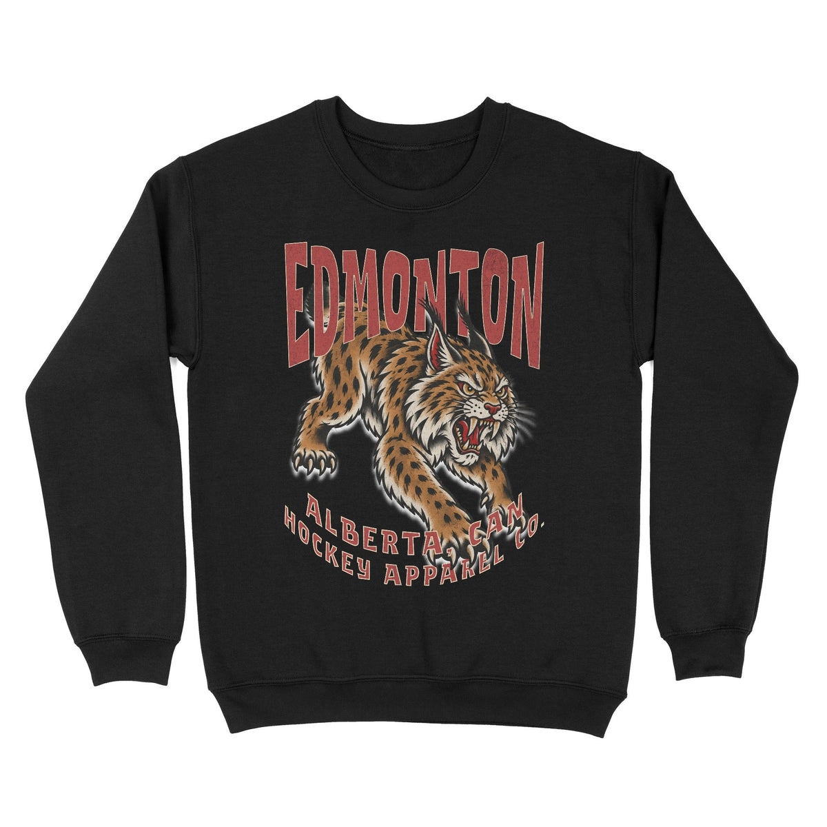 Edmonton Hockey Appl. Crewneck - Old Time Sports