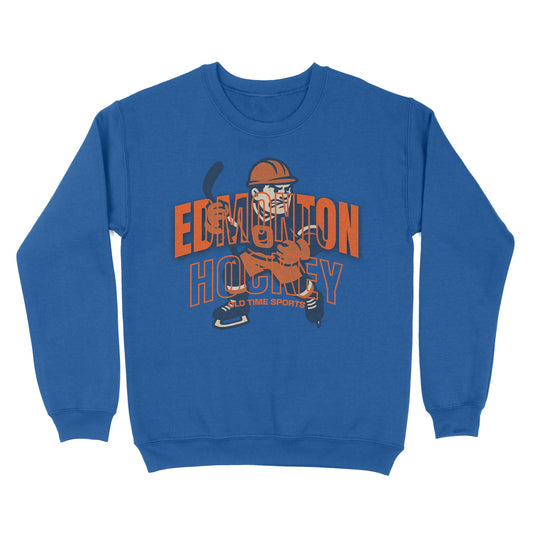 Edmonton Hockey Basic Crewneck - Old Time Sports
