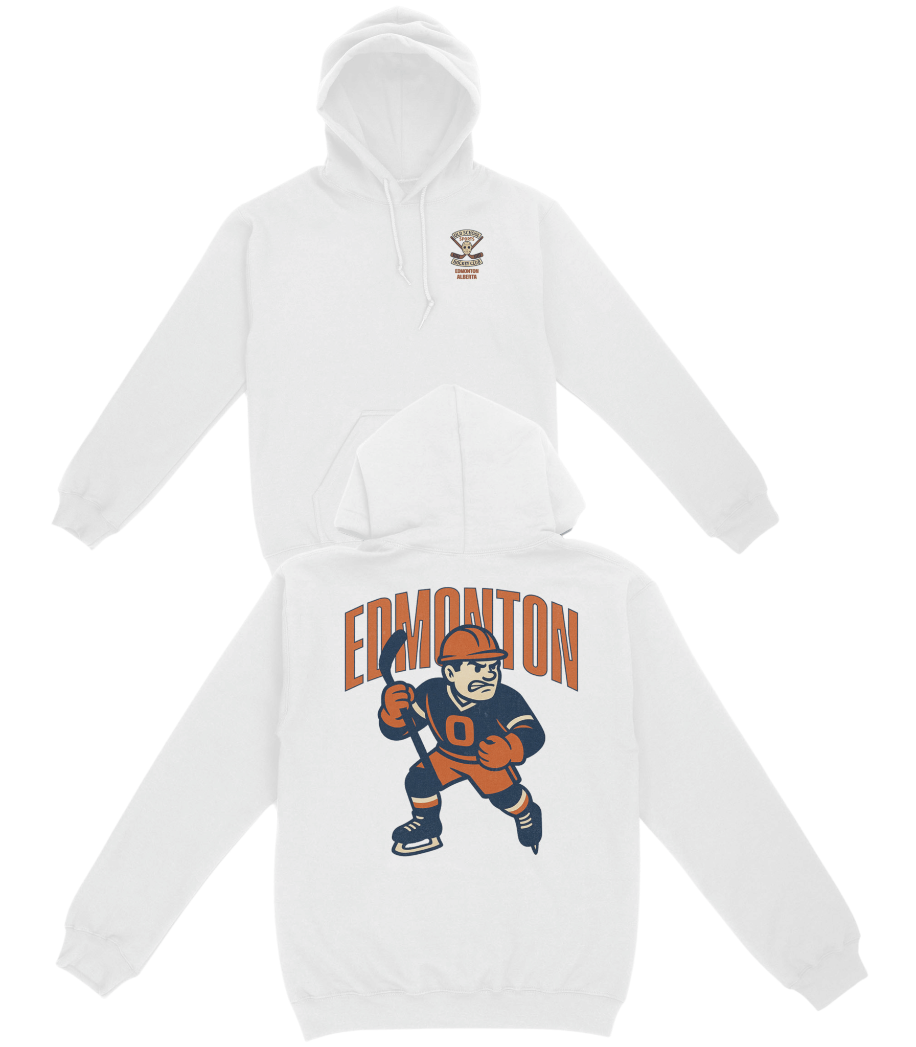 Edmonton Hockey Basic Hoodie - Old Time Sports