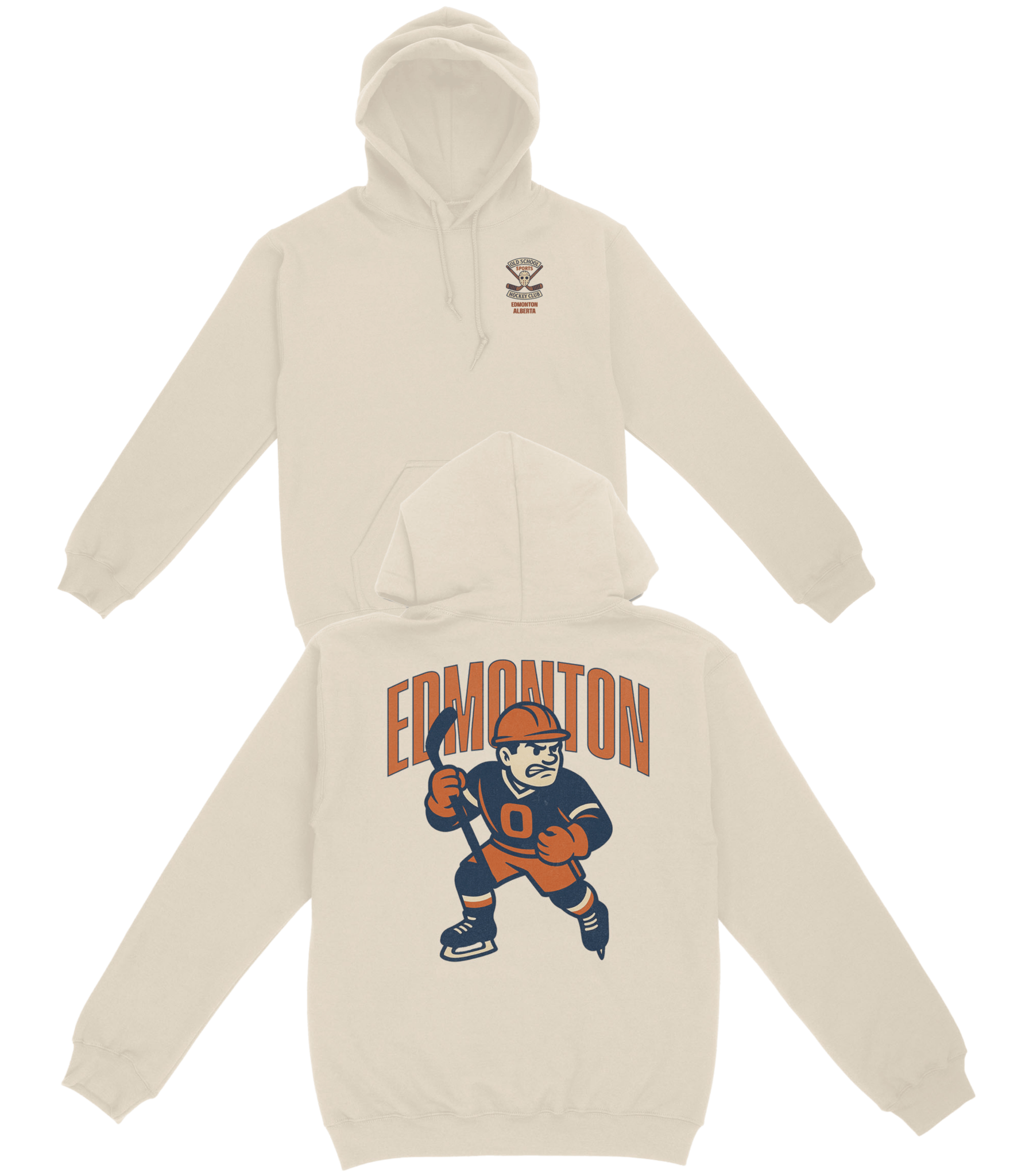Edmonton Hockey Basic Hoodie - Old Time Sports