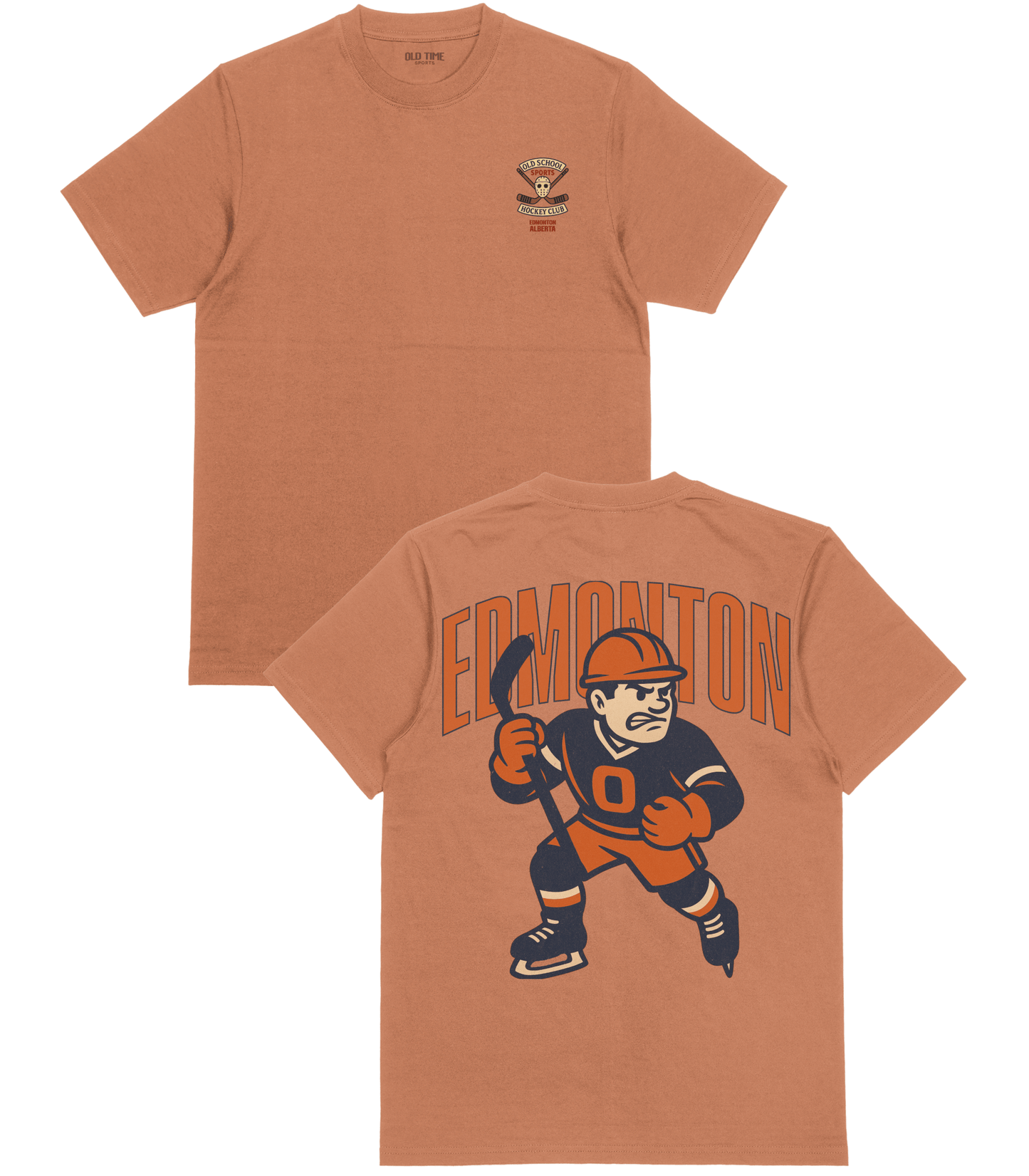 Edmonton Hockey v1 T-Shirt - Old Time Sports