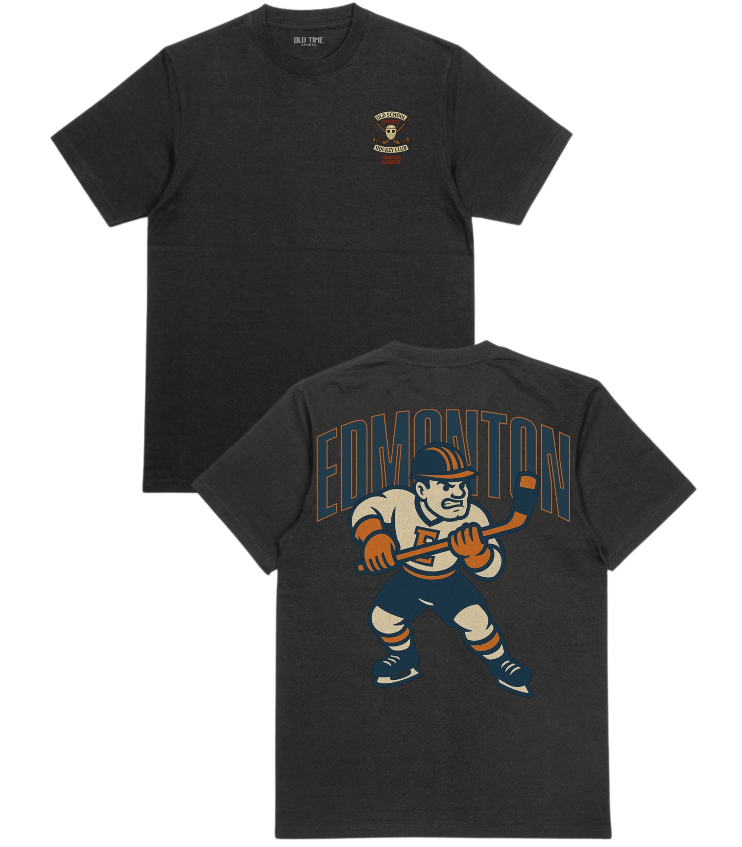 Edmonton Hockey v2 T-Shirt - Old Time Sports