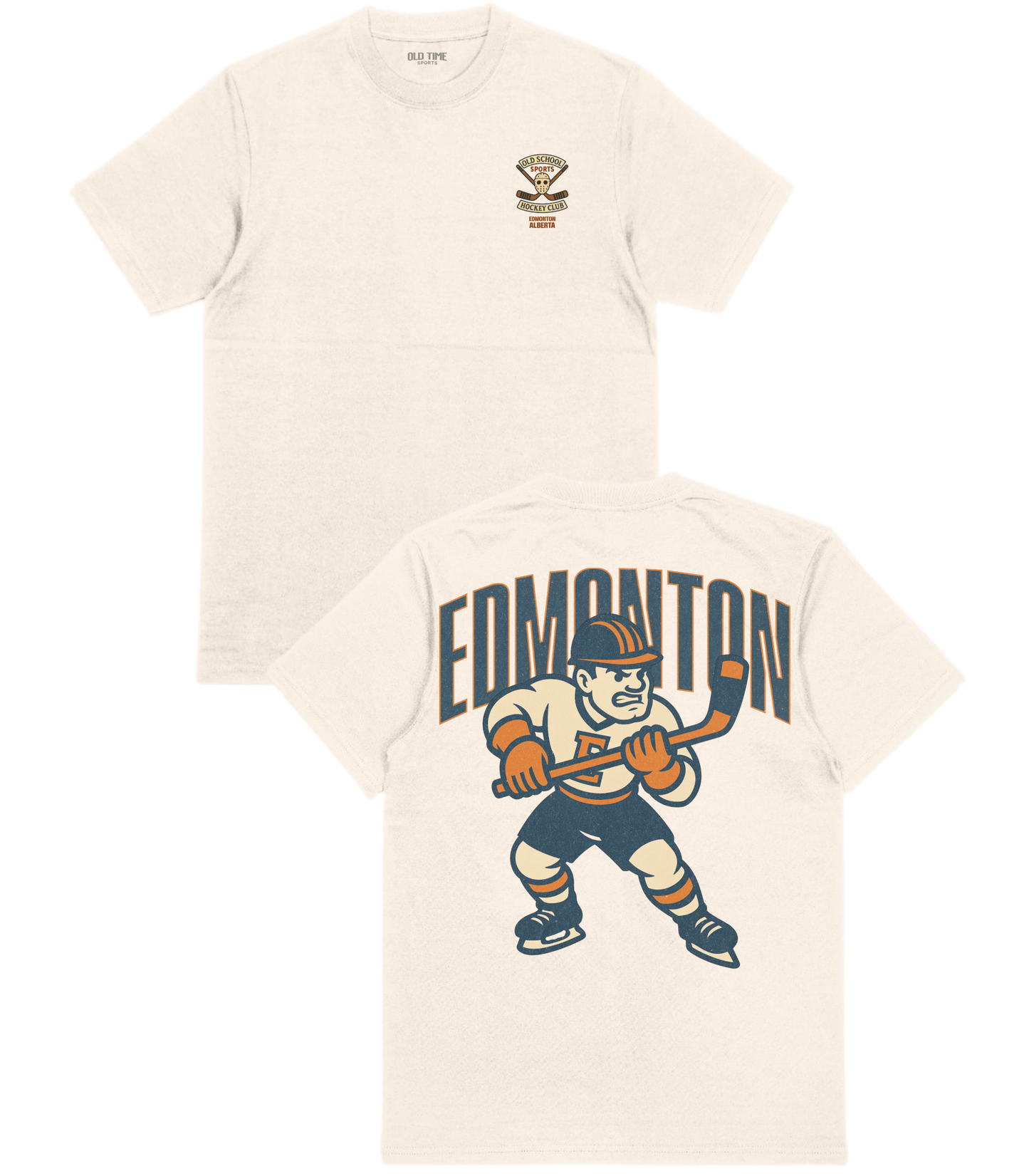 Edmonton Hockey v2 T-Shirt - Old Time Sports