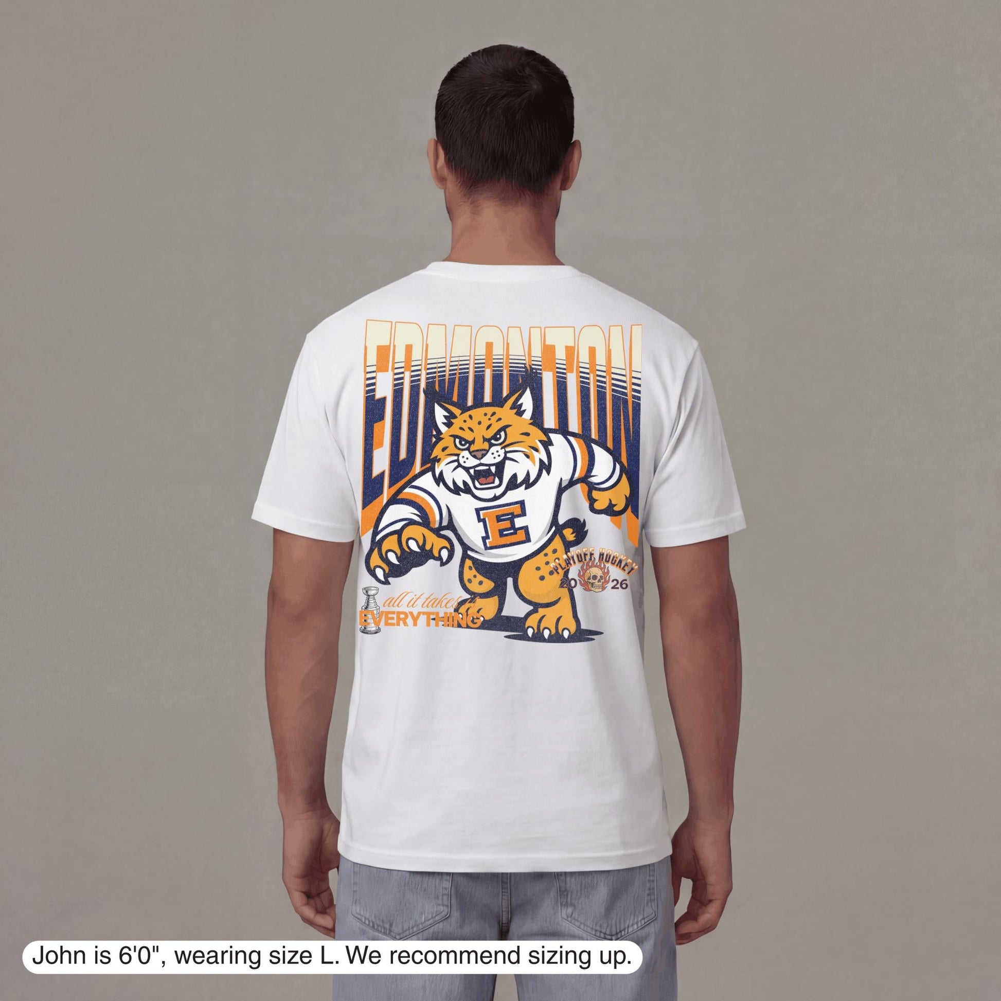 Edmonton Playoff Hockey T-Shirt - Old Time Sports