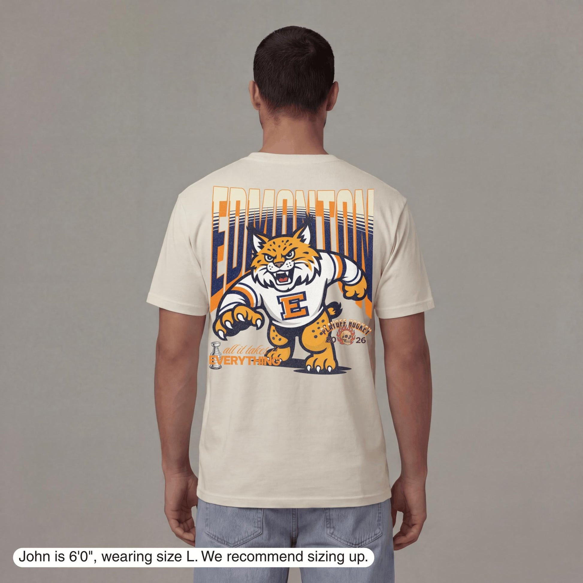 Edmonton Playoff Hockey T-Shirt - Old Time Sports