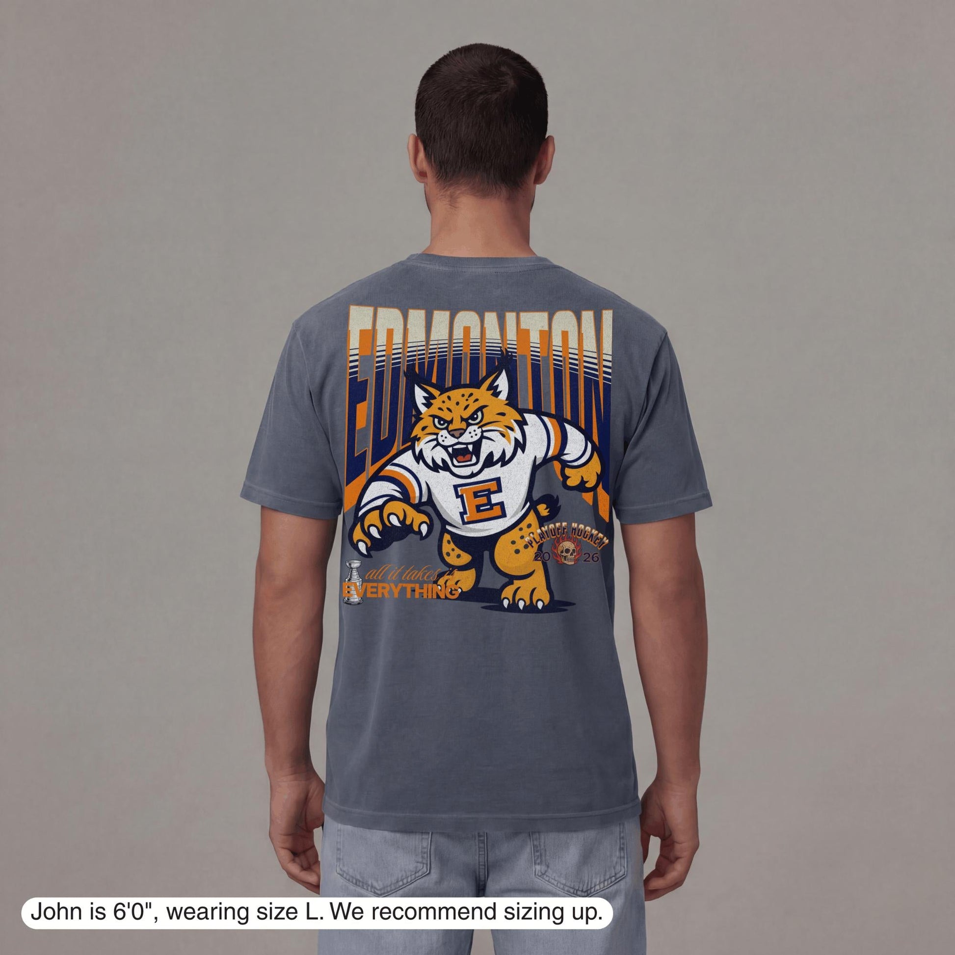Edmonton Playoff Hockey T-Shirt - Old Time Sports