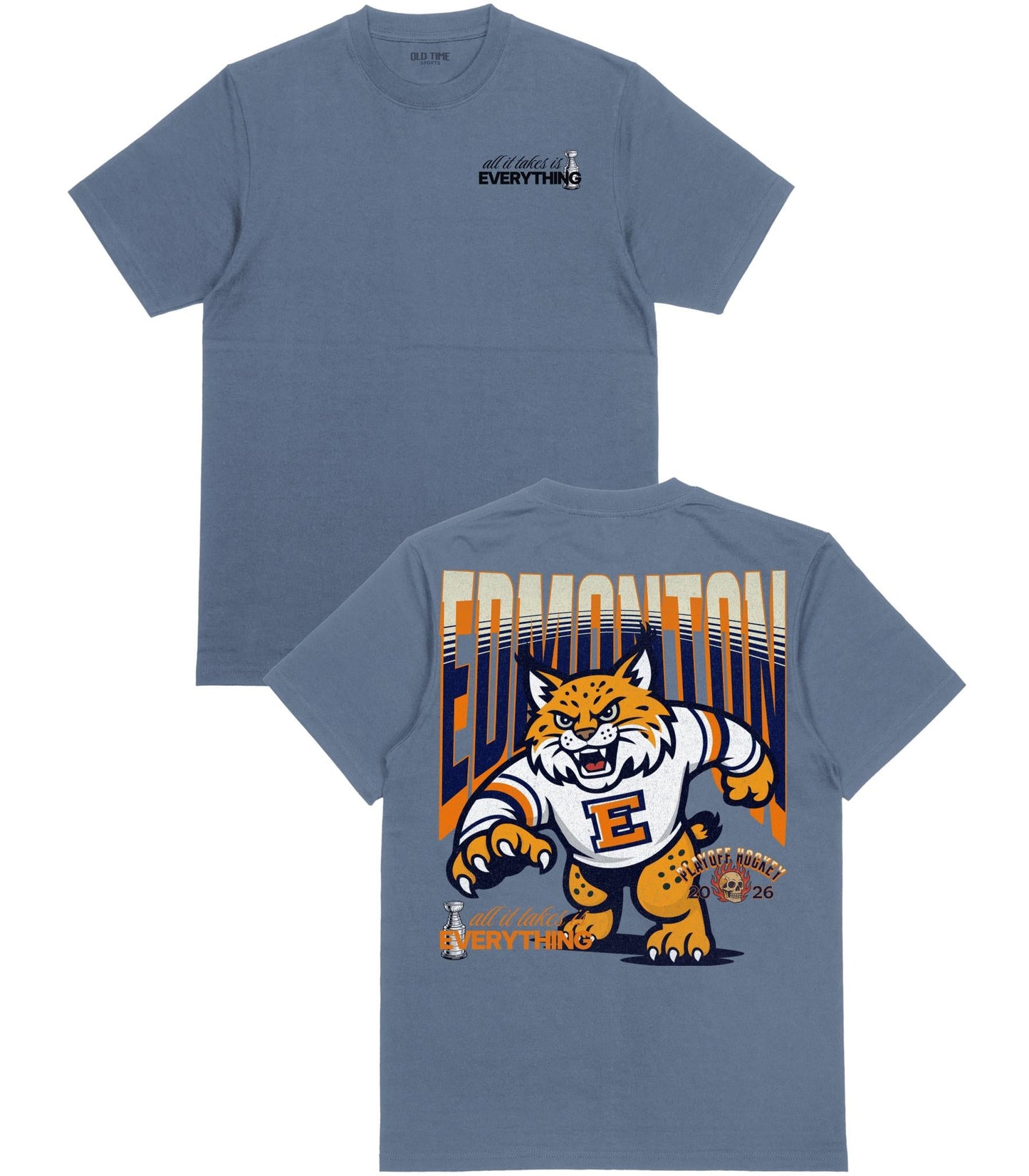 Edmonton Playoff Hockey T-Shirt - Old Time Sports
