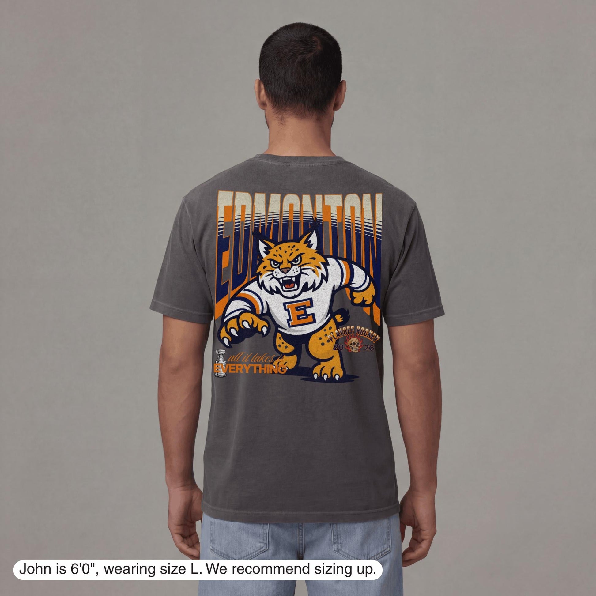 Edmonton Playoff Hockey T-Shirt - Old Time Sports