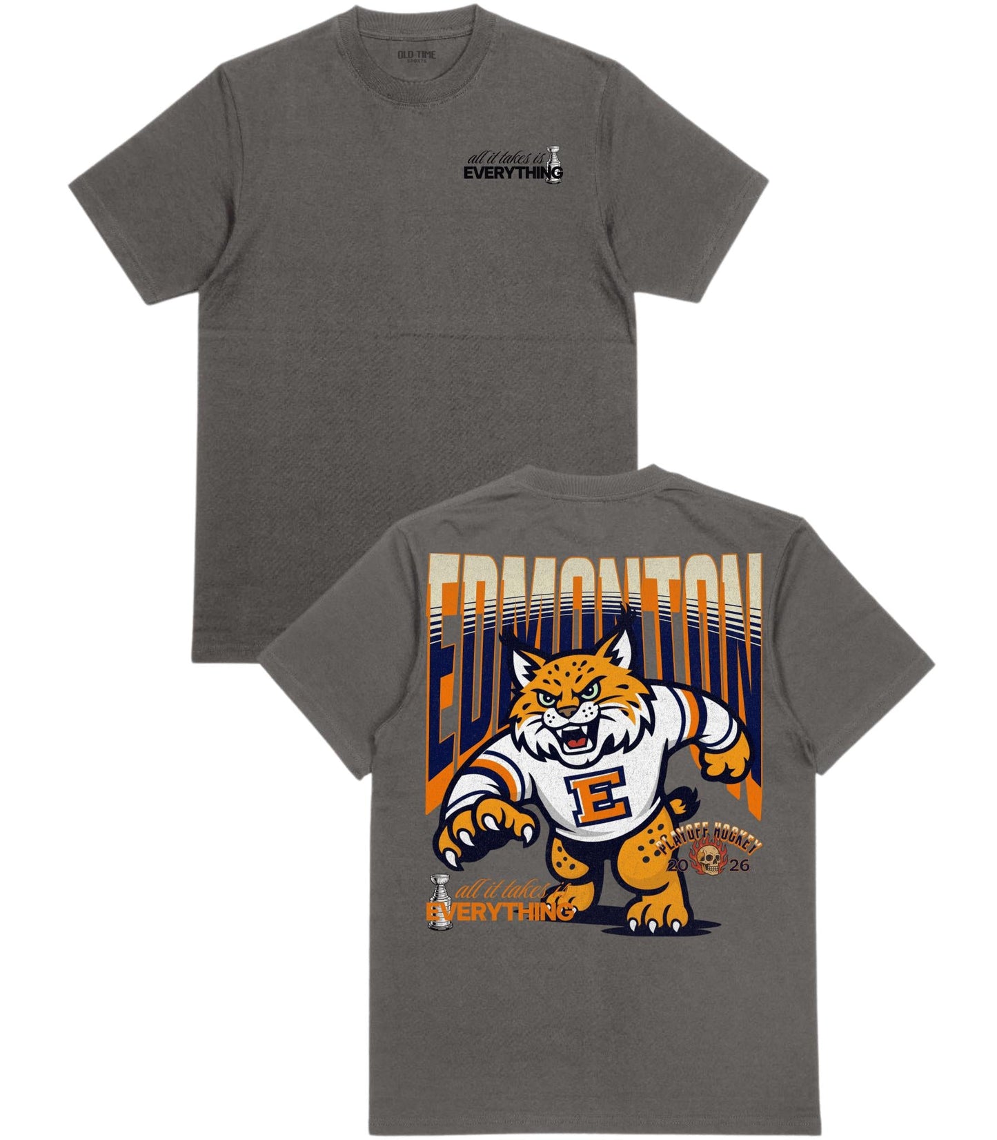 Edmonton Playoff Hockey T-Shirt - Old Time Sports