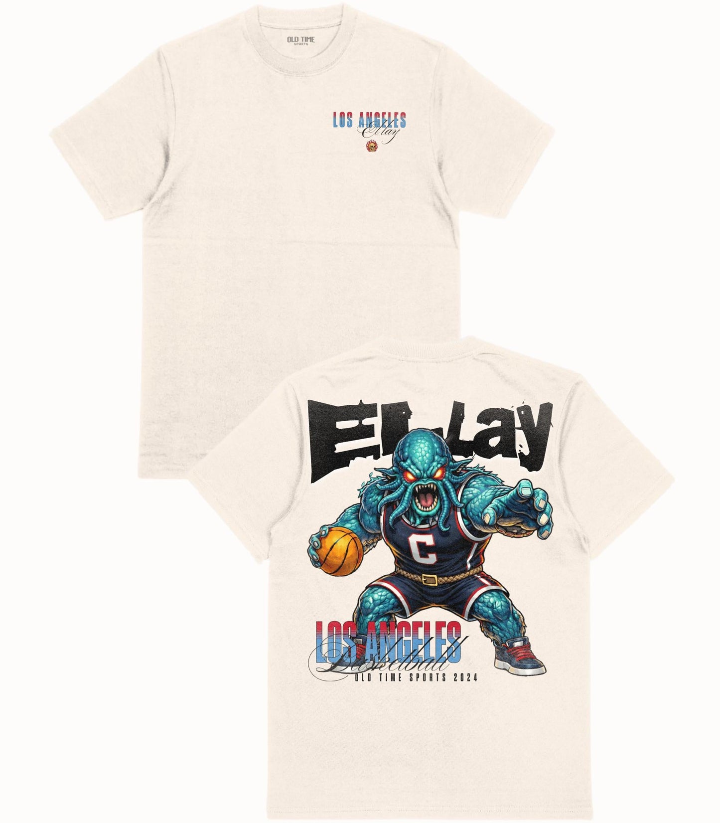 El Lay Basketball T-Shirt - Old Time Sports